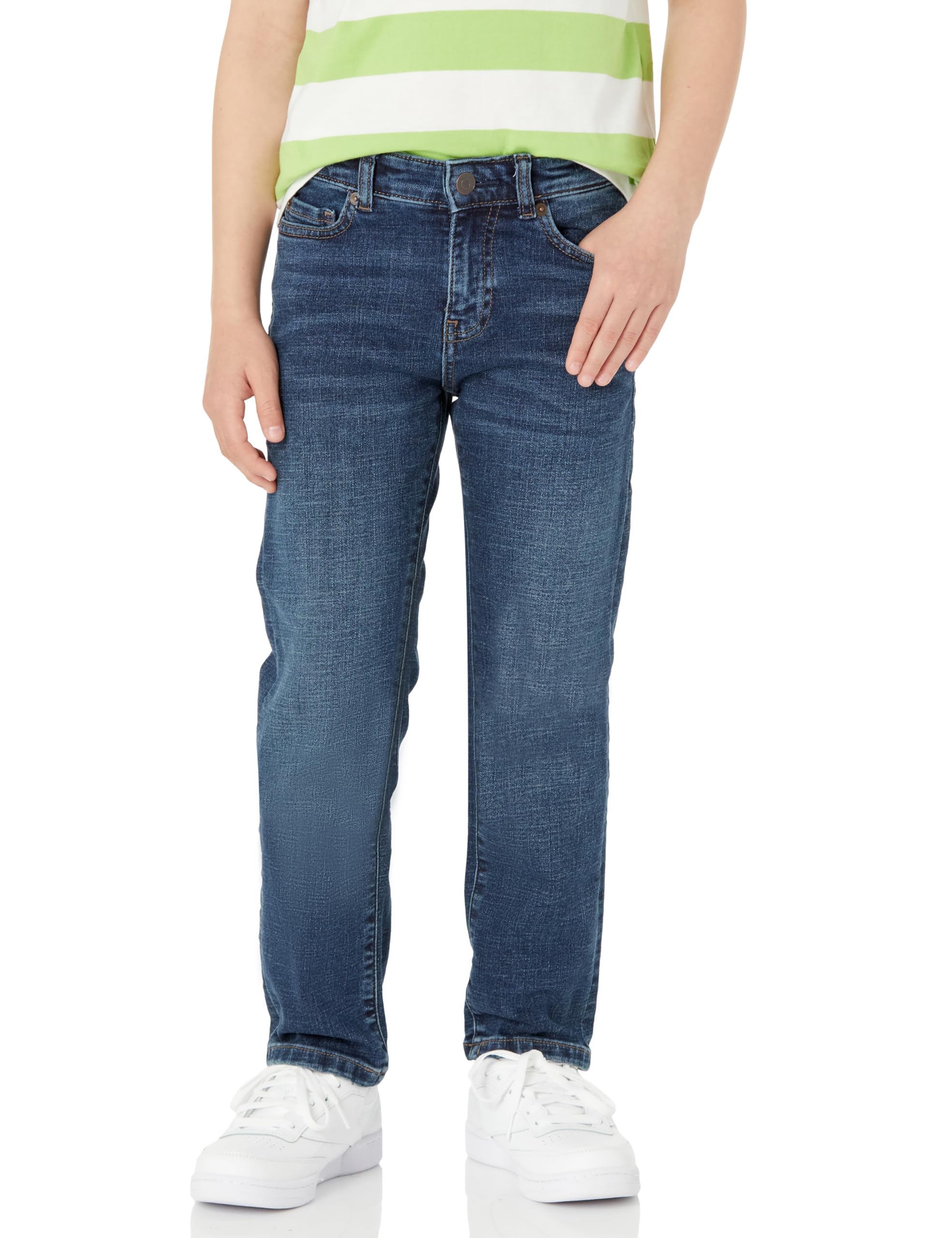 Amazon Essentials Boys' Regular Straight-Fit Jeans