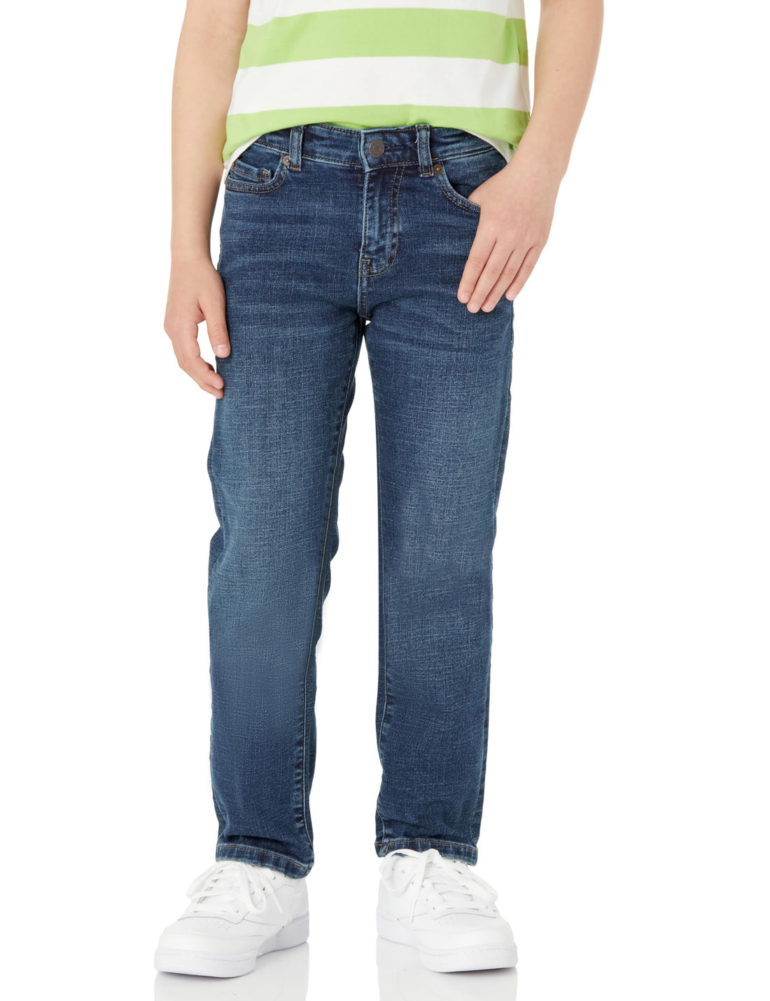 Amazon Essentials Boys' Regular Straight-Fit Jeans