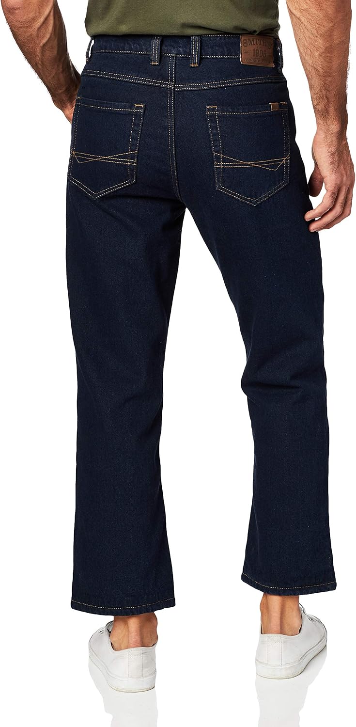 Smith's Workwear Men's Polar Fleece Lined 5 Pocket Work Jean