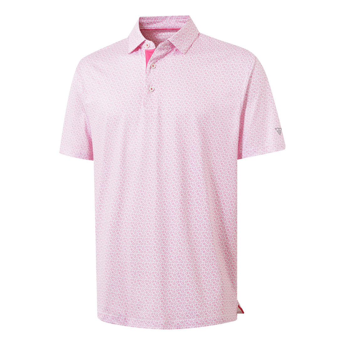 M MAELREG Mens Golf Shirt Short Sleeve Dry Fit Print Moisture Wicking Performance Patterns Collared Polo Shirt