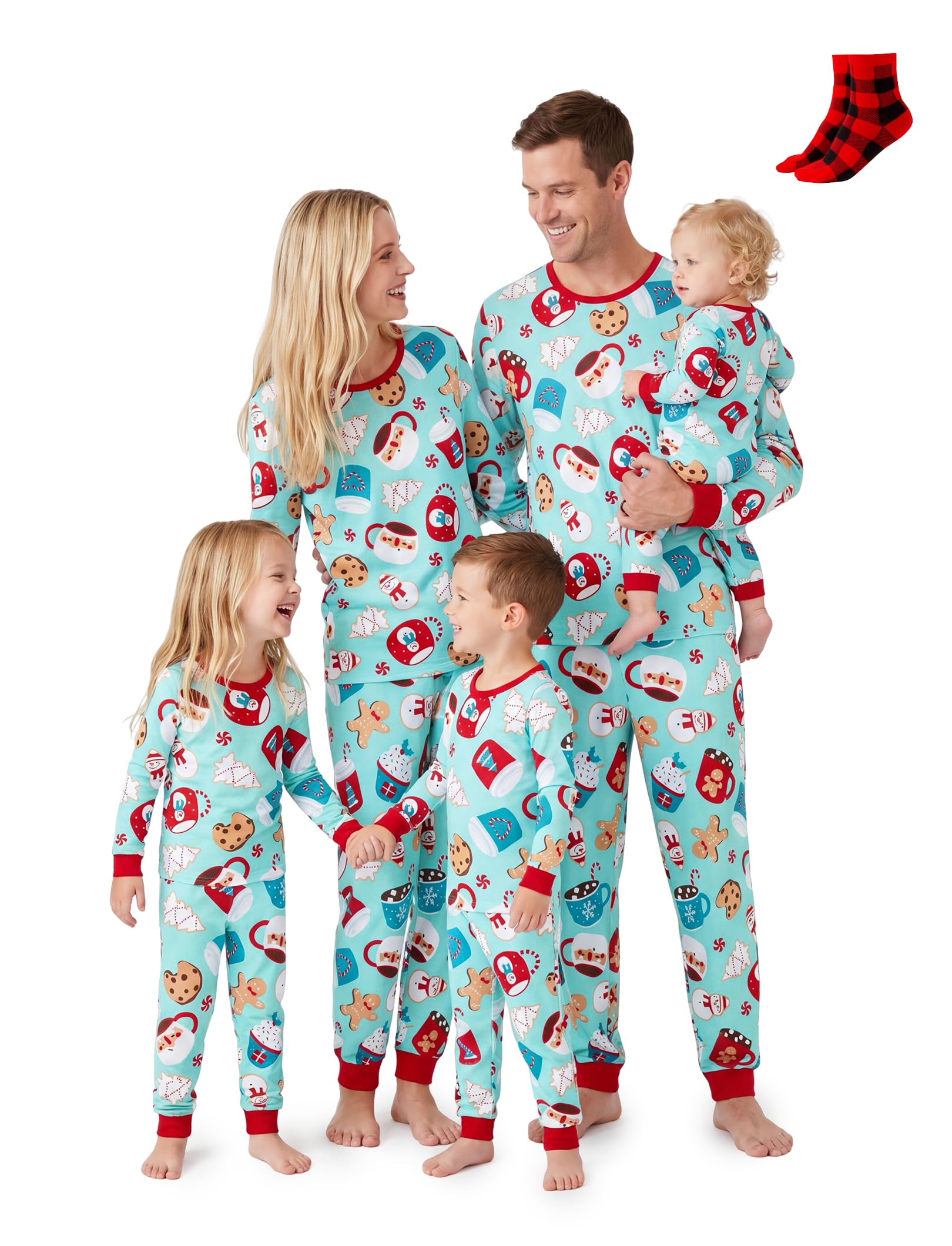 PATPAT Family Christmas Pajamas Matching Sets : Holiday Sleepwear Xmas PJS