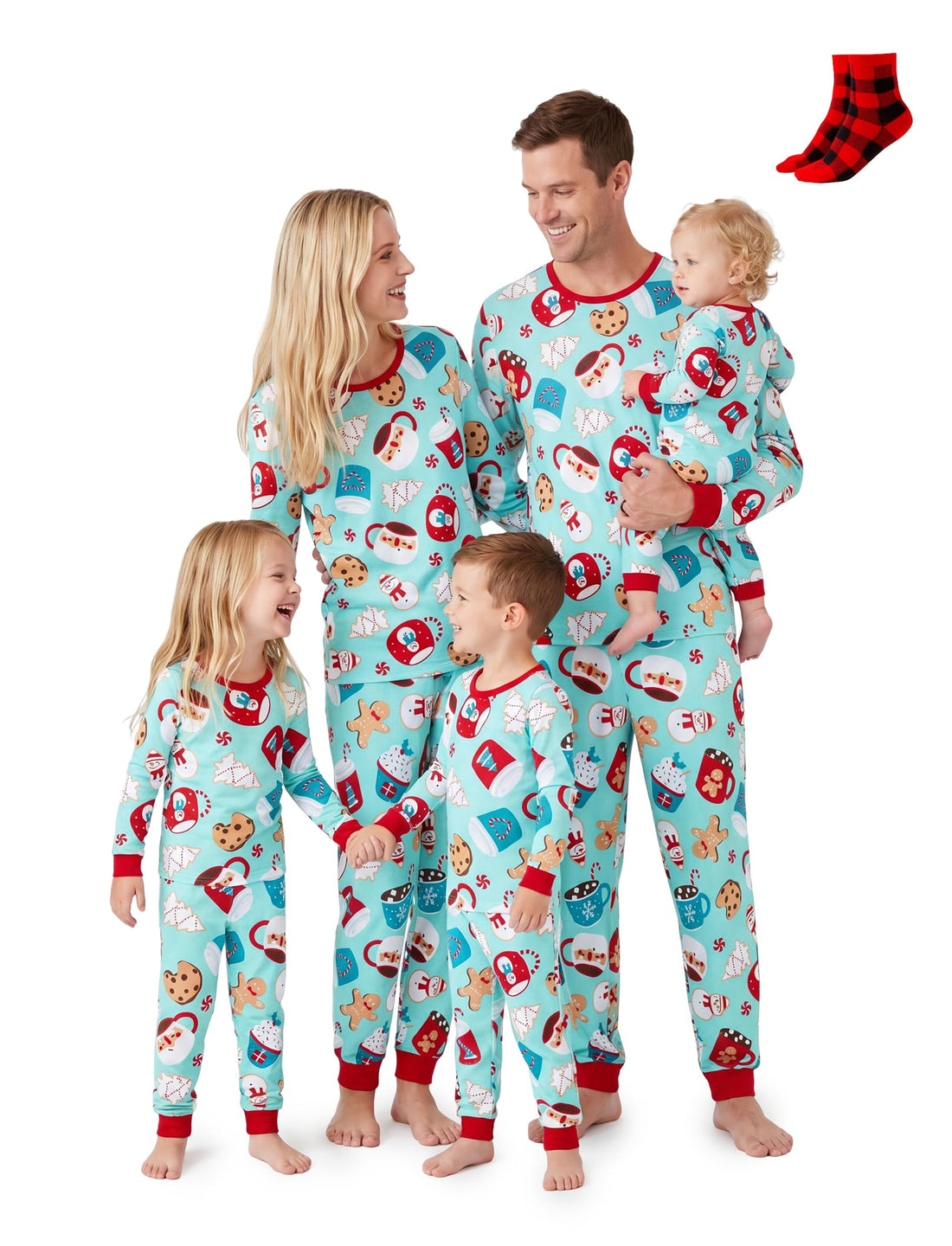 PATPAT Family Christmas Pajamas Matching Sets : Holiday Sleepwear Xmas PJS