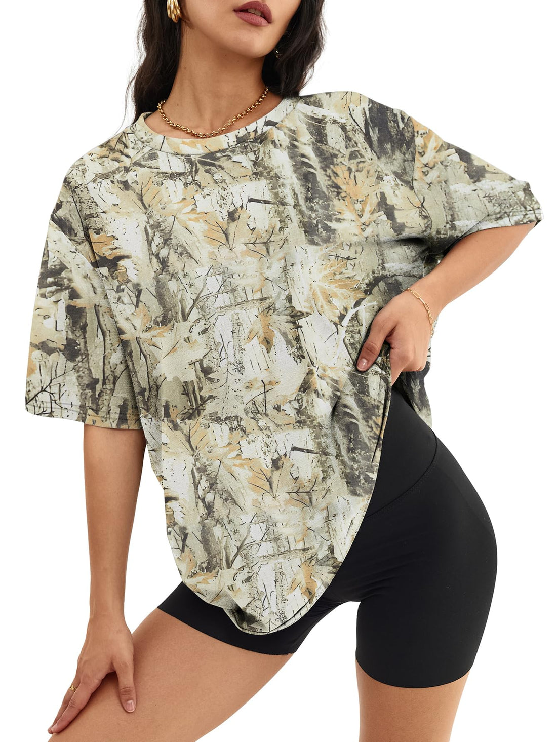 ATHMILE Womens Oversized T Shirts Casual Tee Workout Tops Gym Clothes Summer Loose Fit Short Sleeve Graphics Basic Y2K 2026