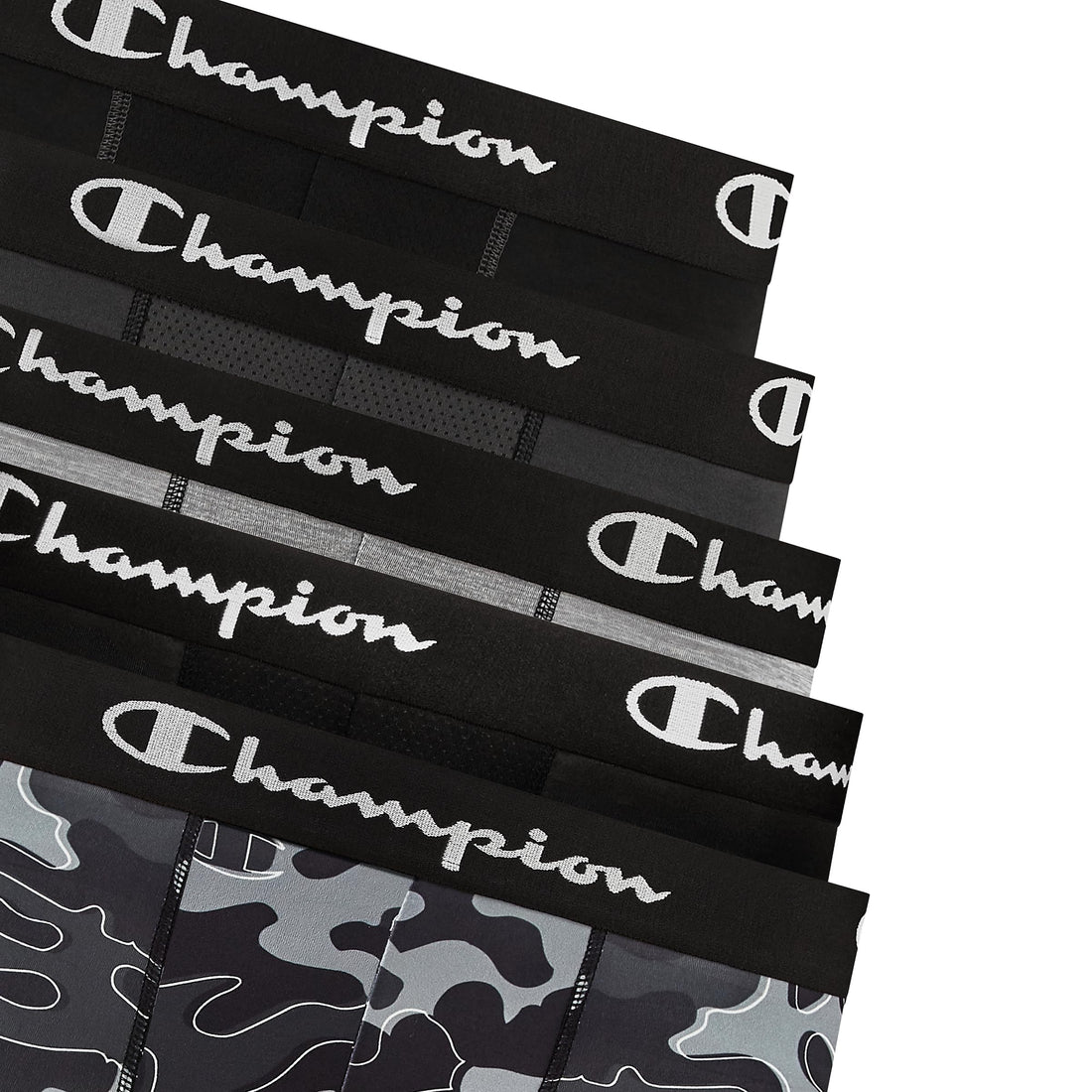 Champion Men's Performance Boxer Brief-5 Pack- With Moisture-wicking, Odor Control, Mesh Pouch & No Ride-up Fit (S–xl)