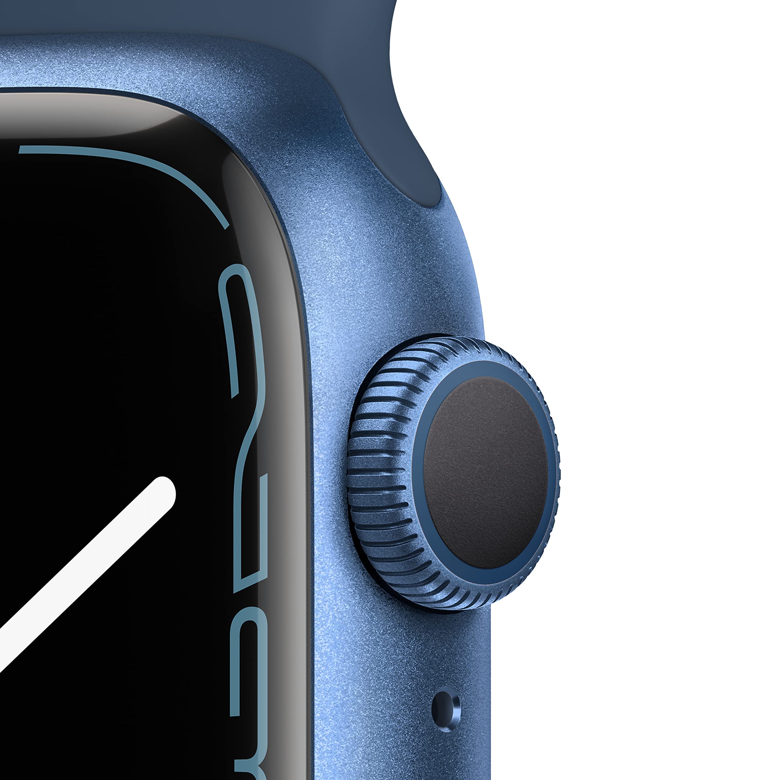Apple Watch Series 7 (GPS, 41mm) Starlight Aluminum Case with Starlight Sport Band, Regular (Renewed)