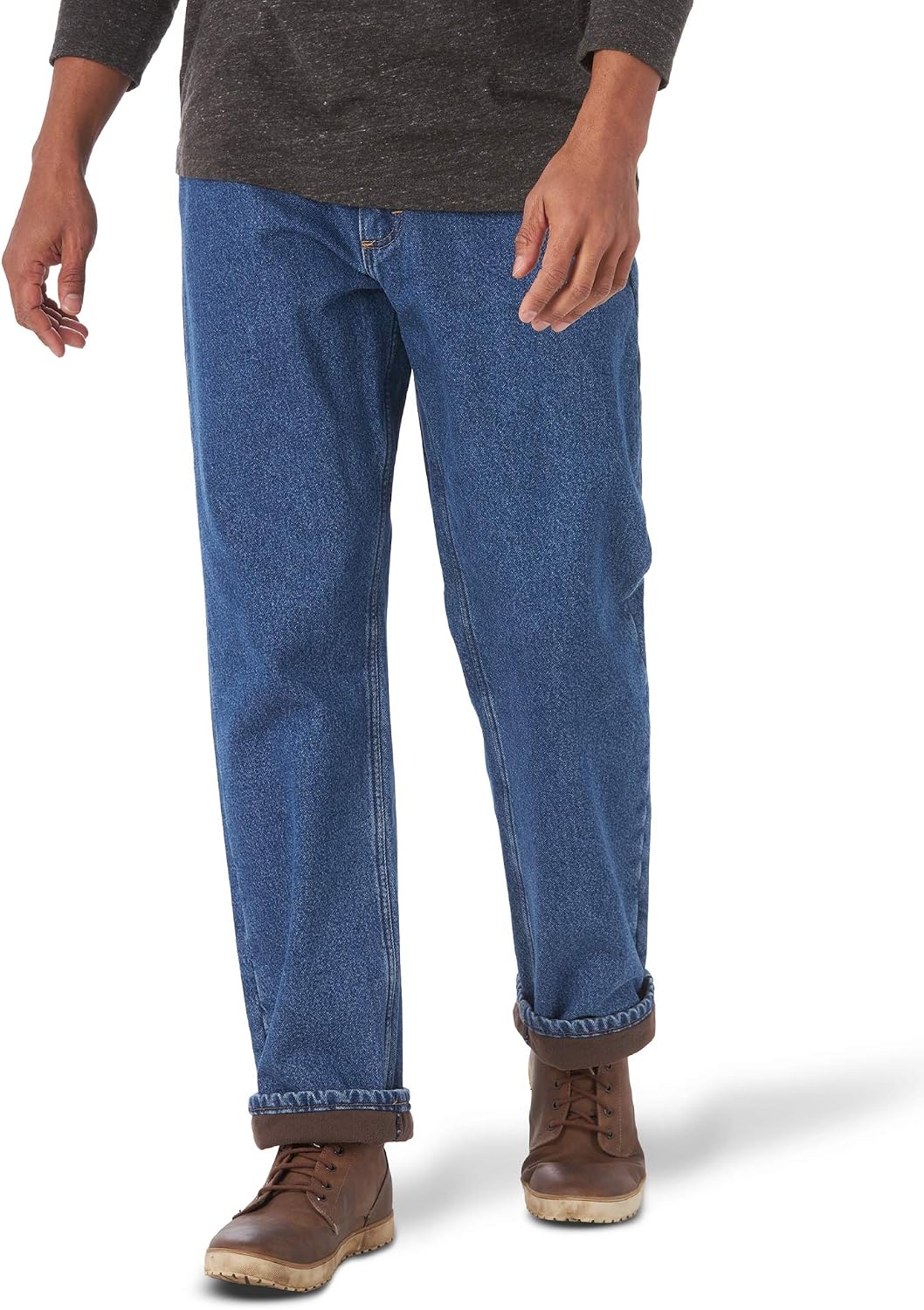 Wrangler Authentics Men's Fleece Lined Five Pocket Jean