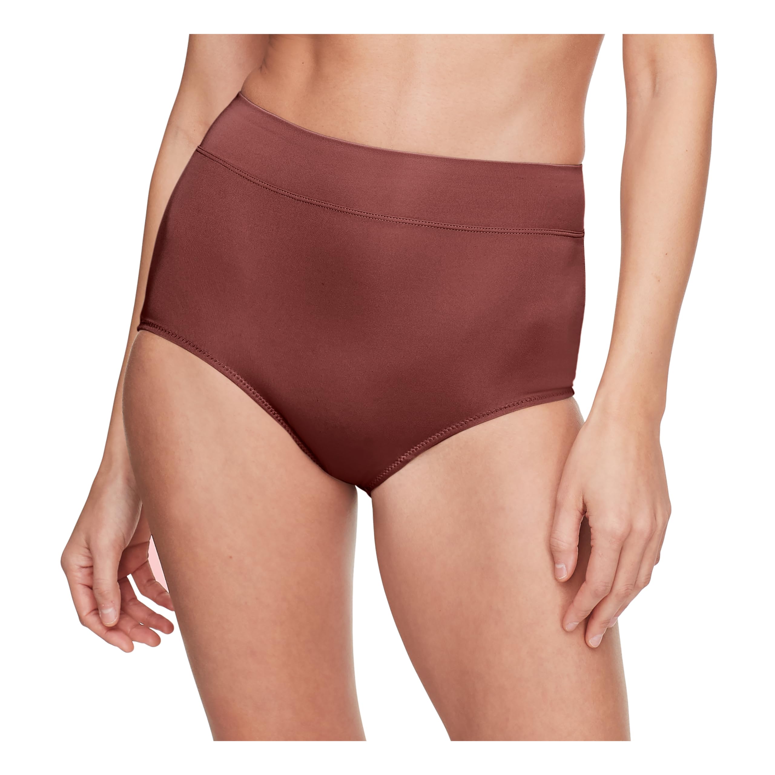 Warner's Women's No Pinching No Problems Hi Cut Brief Panty