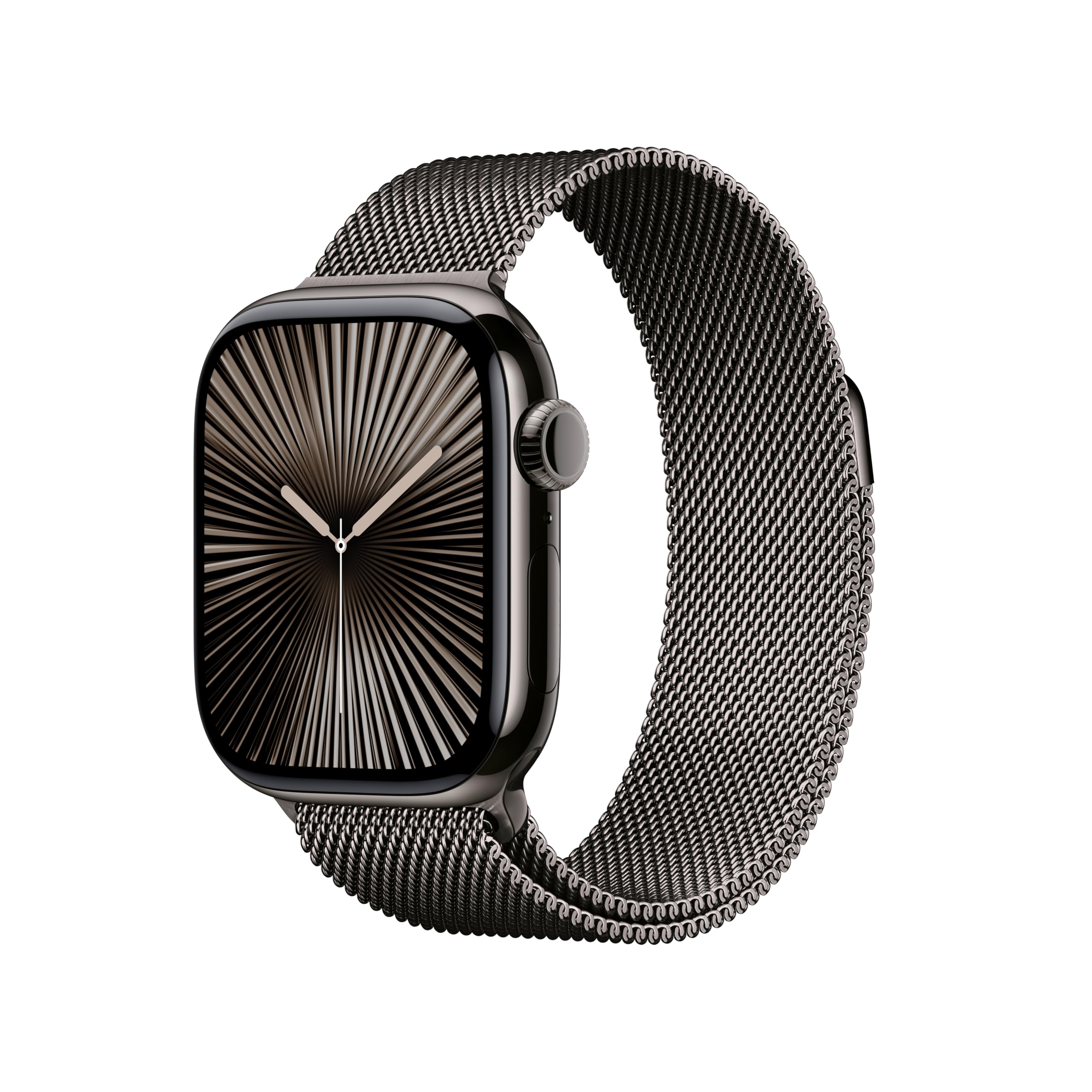 Apple Watch Series 10 [GPS 46mm case] Smartwatch with Jet Black Aluminum Case with Black Sport Band - M/L. Fitness Tracker, ECG App, Always-On Retina Display, Water Resistant