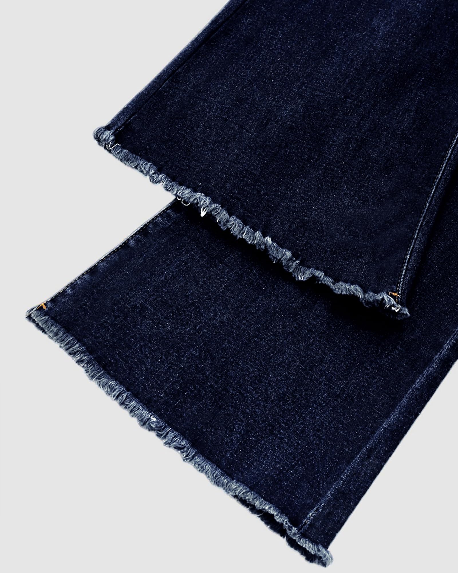 PEIHOT Vintage Bell Bottoms Flare Jeans for Women 90s High Waist Ripped Distressed Wide Leg High Rise Denim Pants