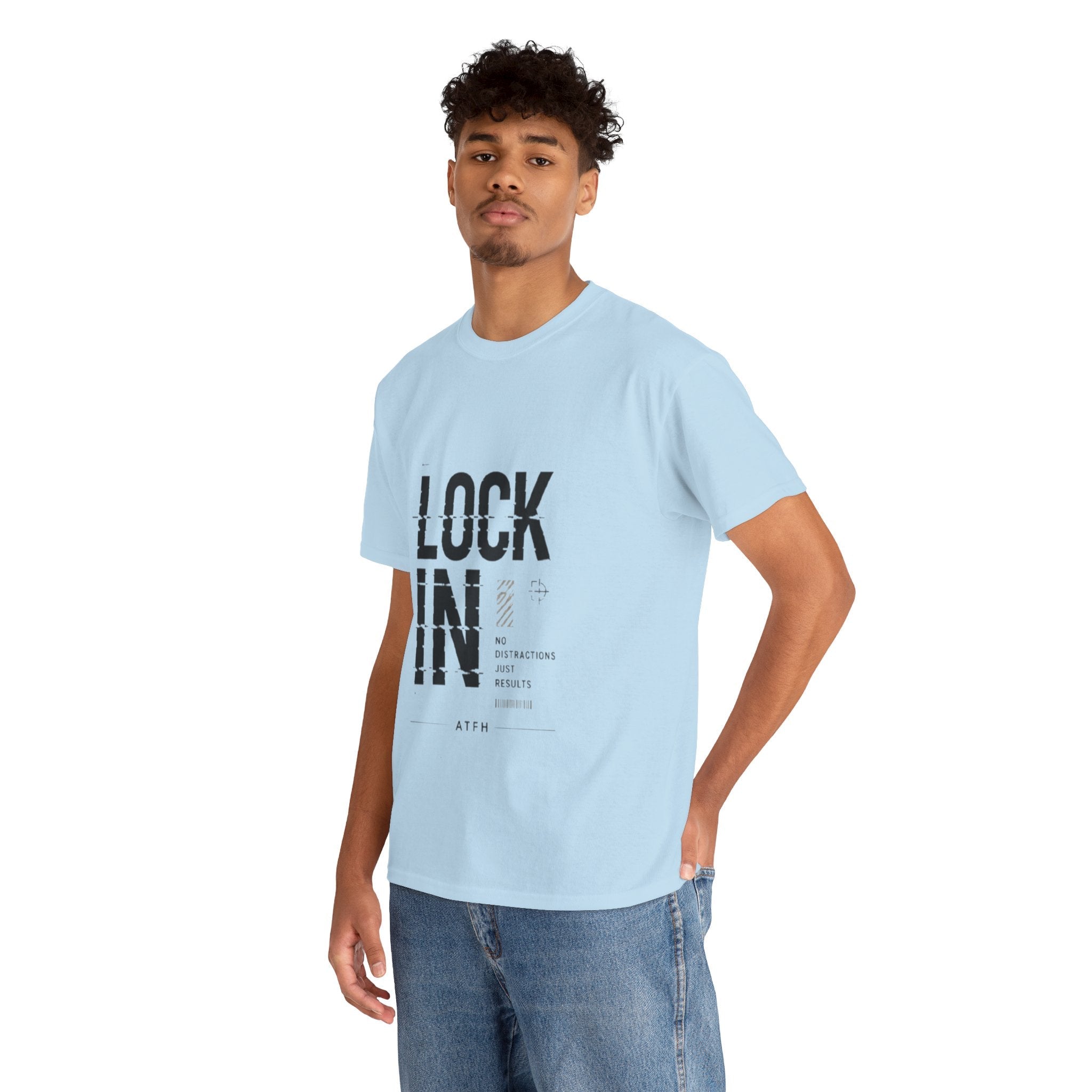 Lock In Tee — Minimalist Motivational Graphic T-Shirt Printify