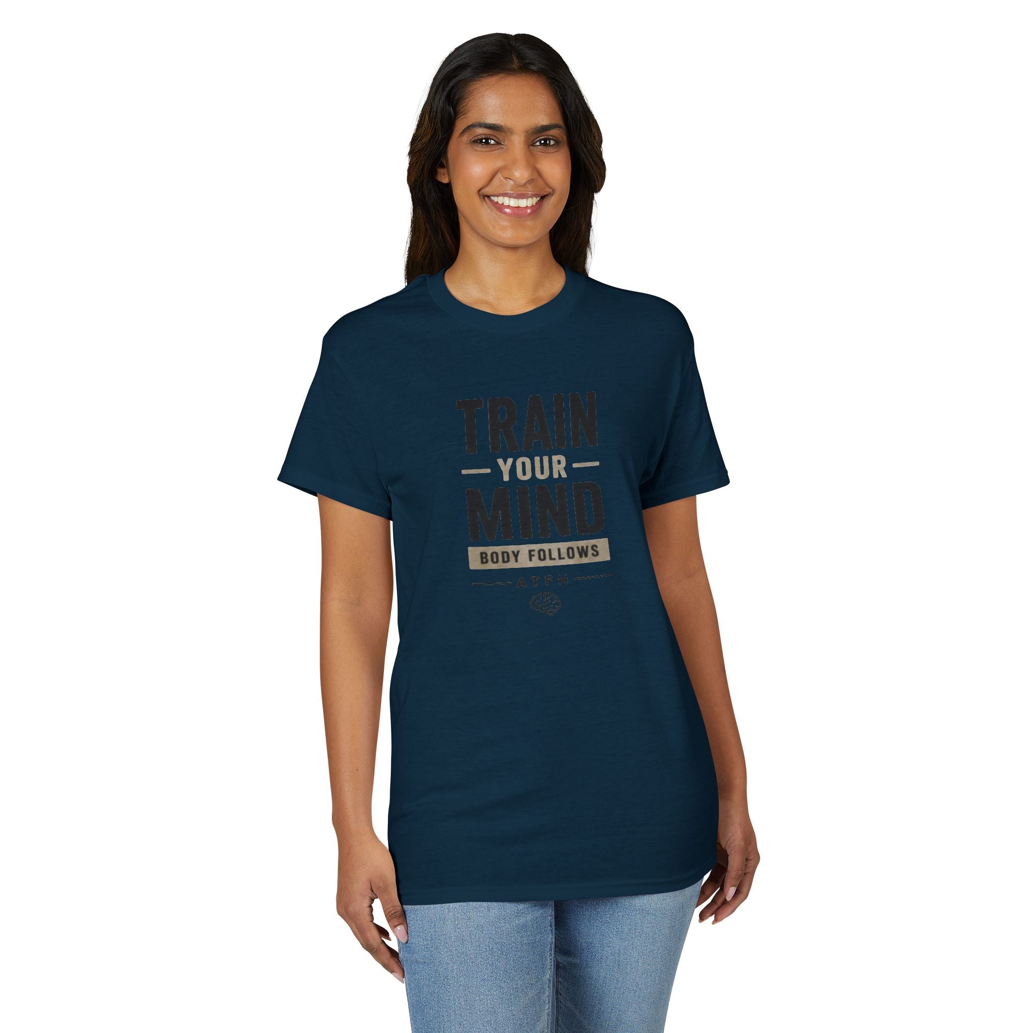 Train Your Mind T-Shirt — Motivational Fitness Tee Printify