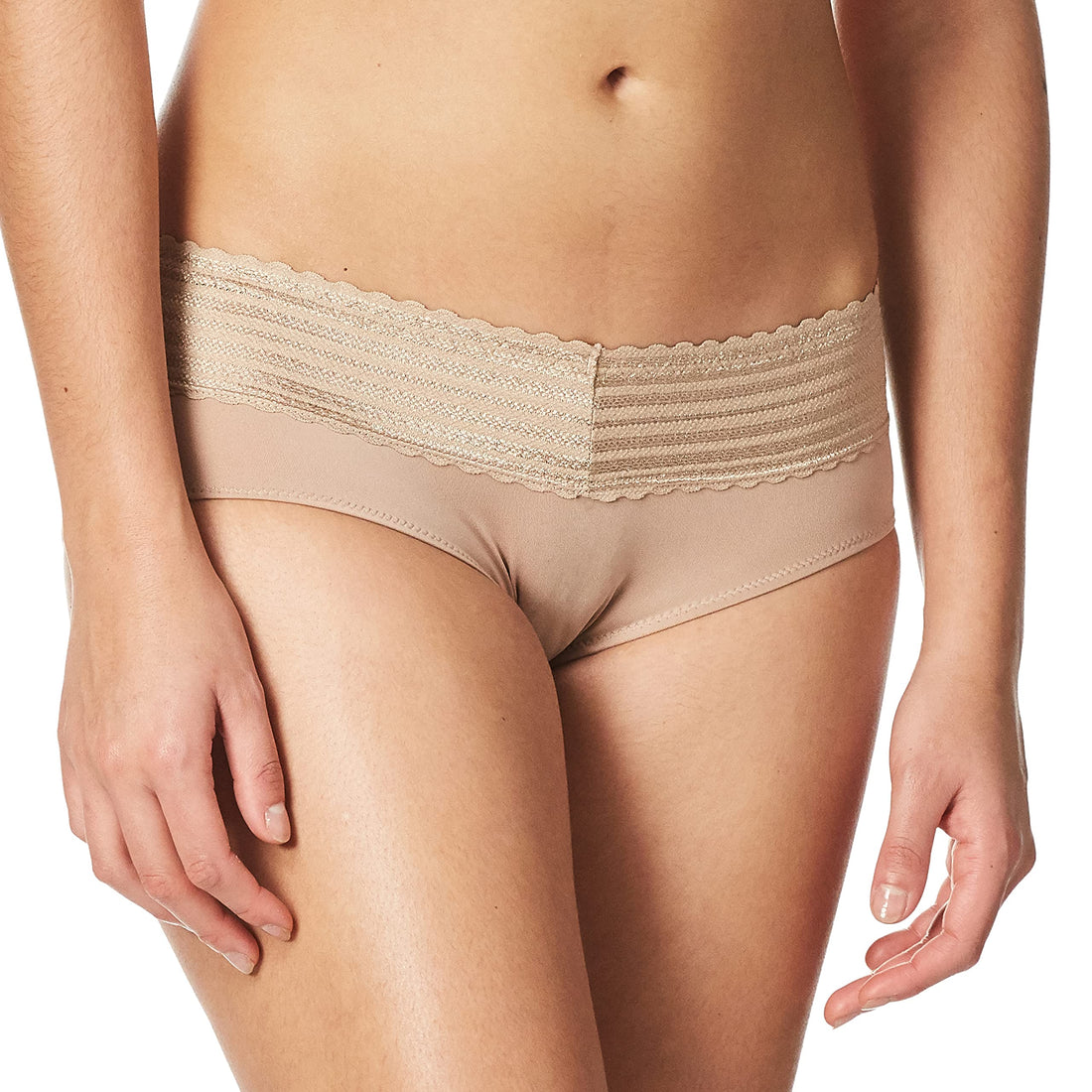 Warner's Women's RU1091P No Pinching No Problems Cotton Hipster with Lace