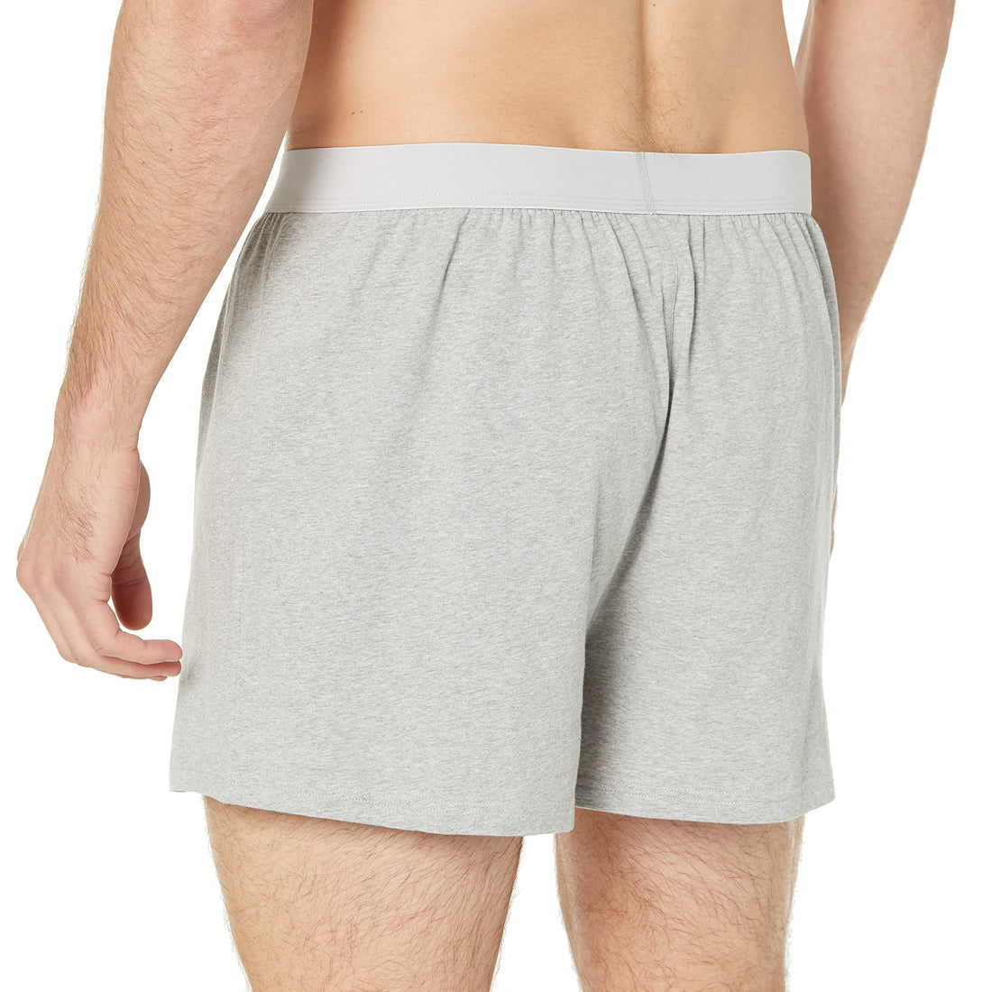 Amazon Essentials Men's Breathable Cotton Jersey Boxer Shorts, Soft Relaxed Fit for All-Day Comfort, Pack of 5