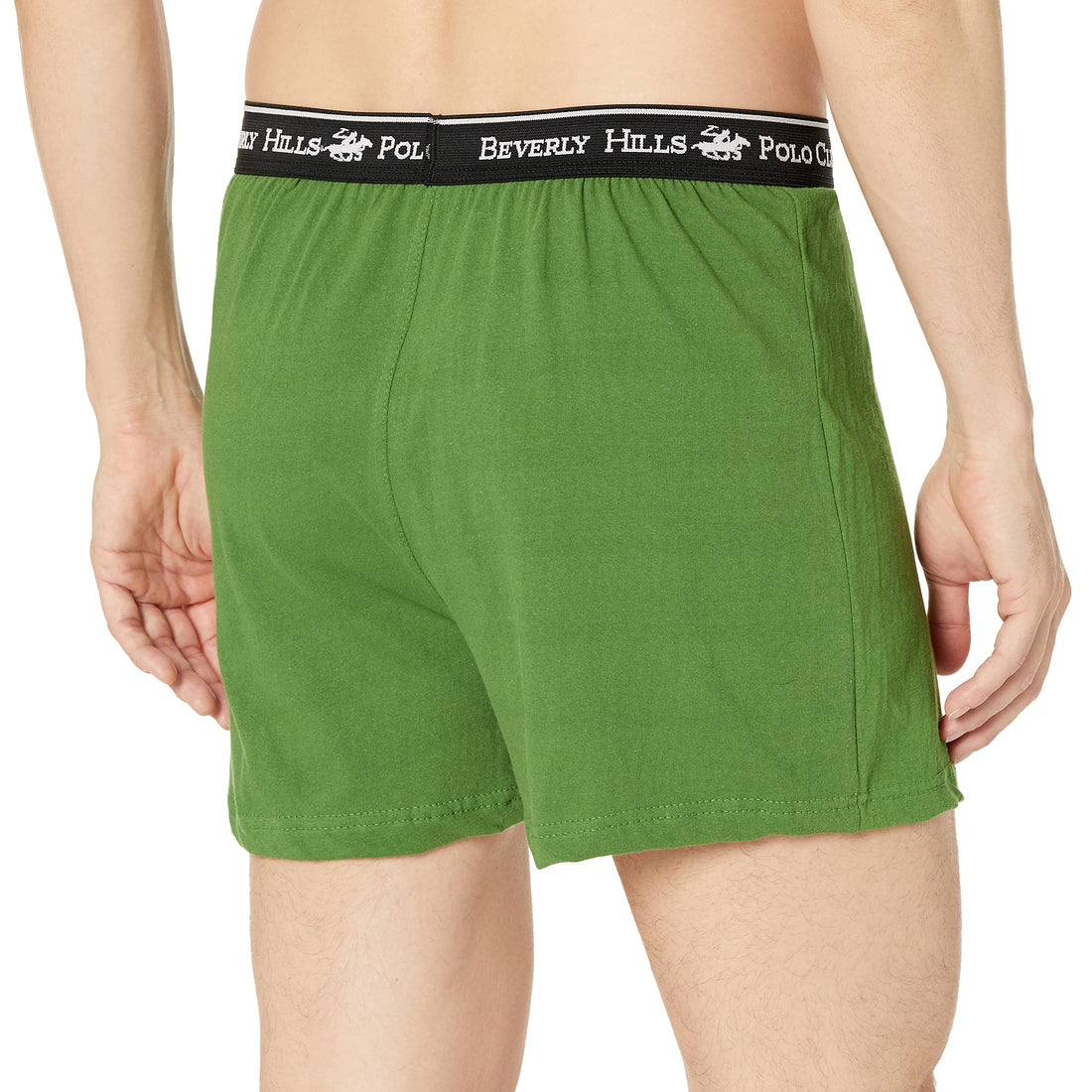 Beverly Hills Polo Club Men's 4 Pack Knit Boxer Short