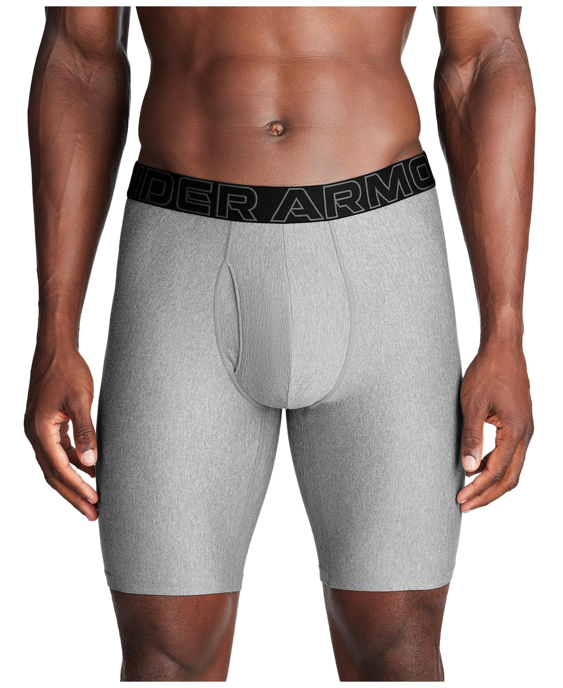 Under Armour Men's Performance Tech Long-Leg Boxerjock Brief Underwear, 9" Inseam, All-Day Comfort & Ultra-Soft, 3-Pack