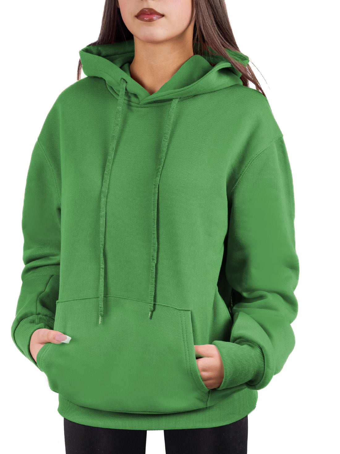 Oversized Pullover Hoodie for Women Soft Fleece Cotton Blend, Cozy Everyday Sweatshirt