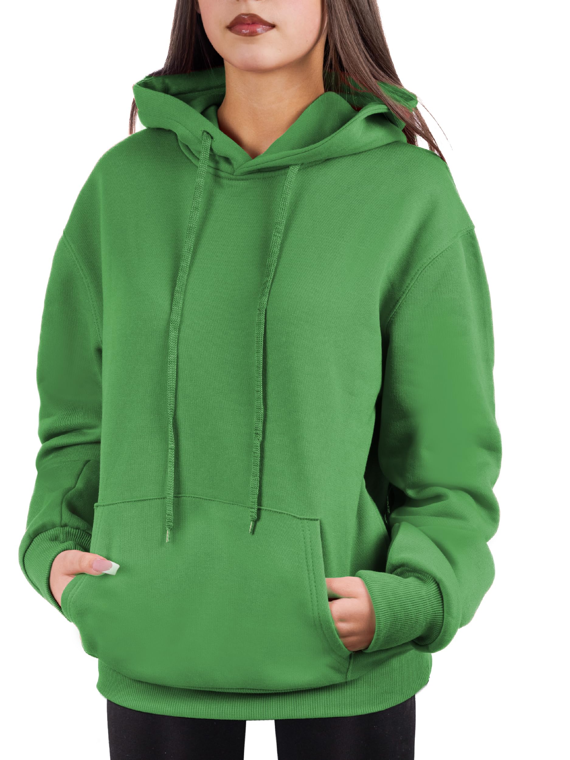 Oversized Pullover Hoodie for Women Soft Fleece Cotton Blend, Cozy Everyday Sweatshirt
