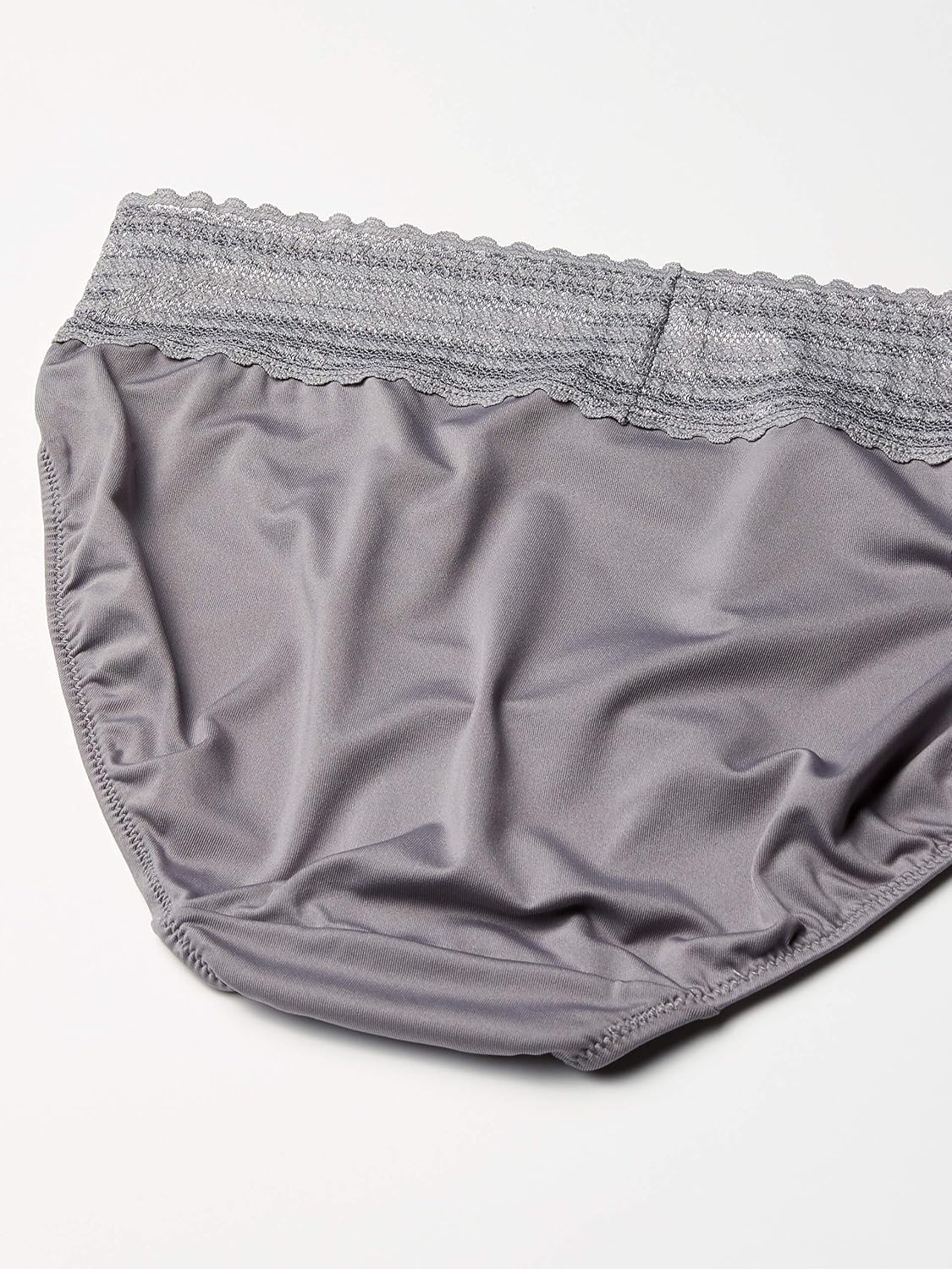 Warner's Women's Blissful Benefits No Muffin Top Micro Hi-cut Panties With Lace Multipack