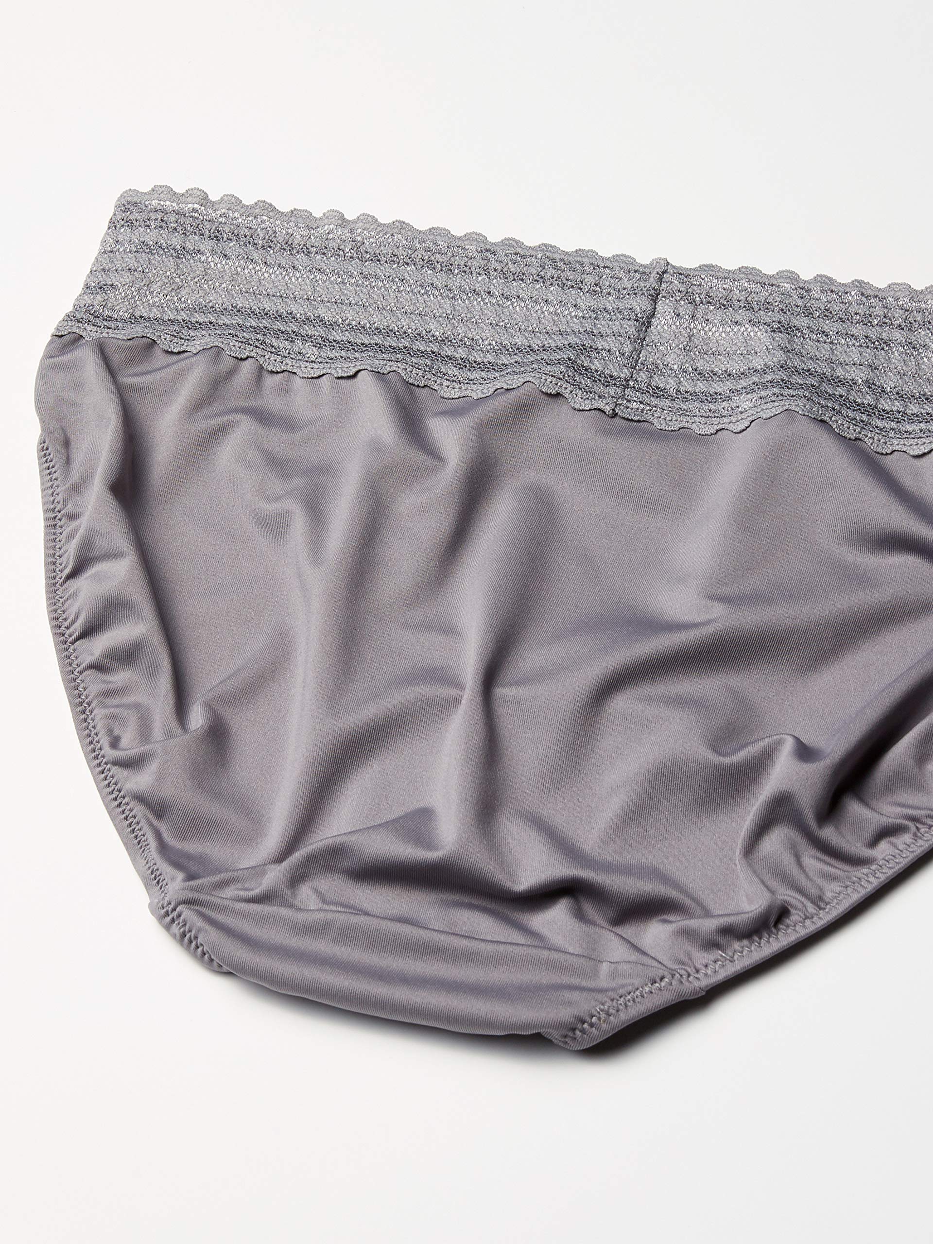 Warner's Women's Blissful Benefits No Muffin Top Micro Hi-cut Panties With Lace Multipack