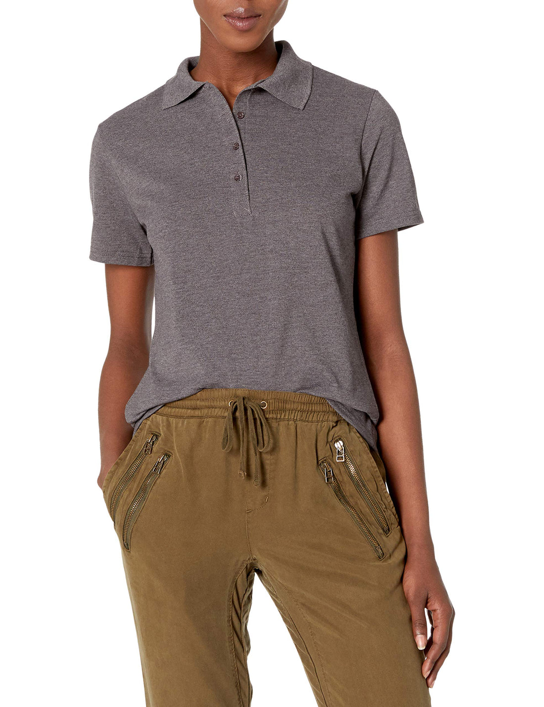 Hanes Women's X-Temp Polo with FreshIQ