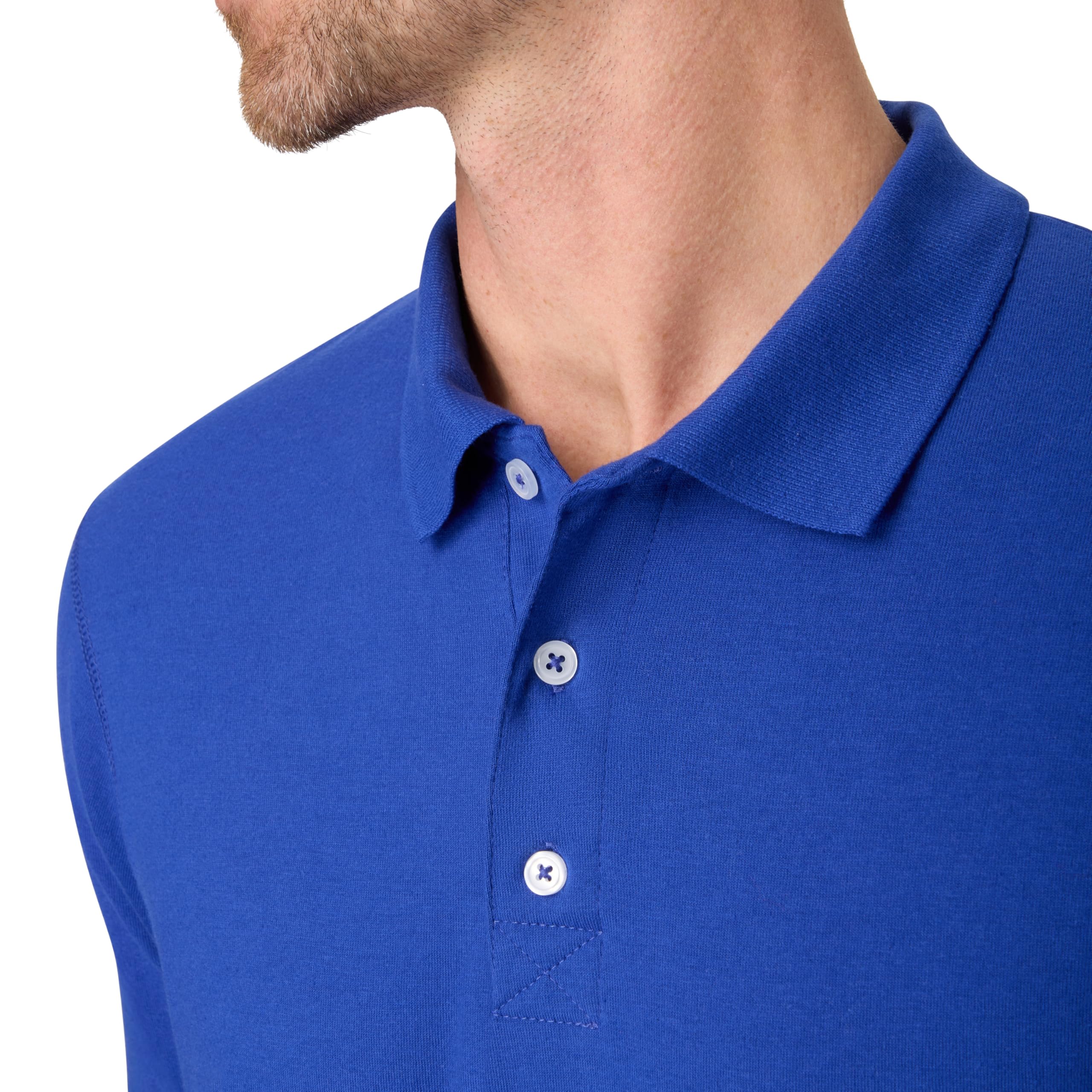 Hanes mens X-temp Performance Polo, Cotton Blend Sport Shirt for Men With Odor Control