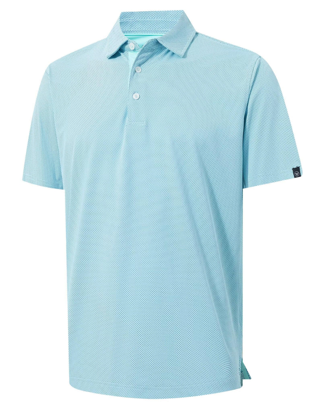 M MAELREG Mens Golf Shirts Short Sleeve Performance Moisture Wicking Dry Fit Collared Jacquard Polo Shirts for Men