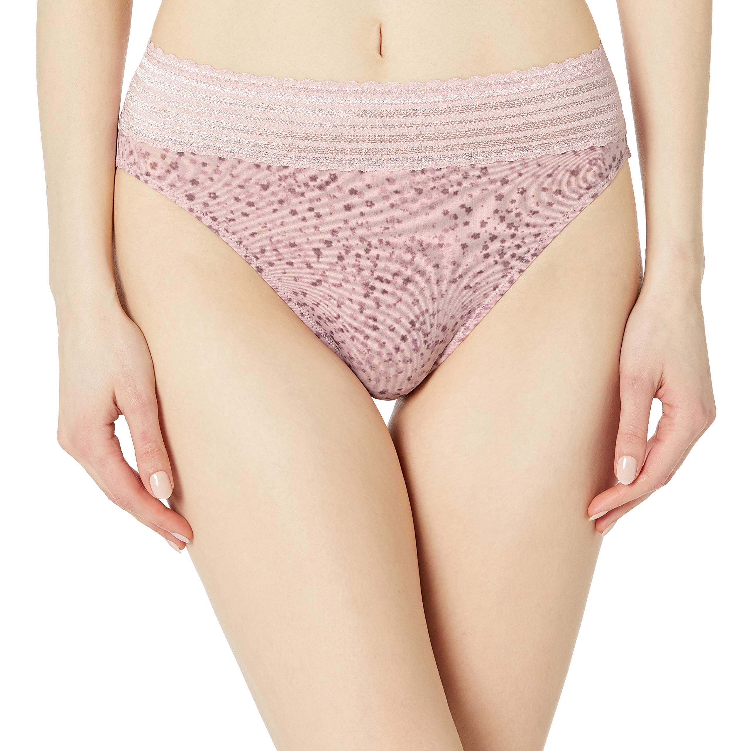 Warner's Women's No Pinching, No Problems Dig-Free Comfort Waist with Lace Microfiber Hi-Cut 5109J