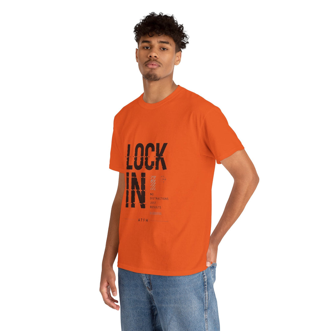 Lock In Tee — Minimalist Motivational Graphic T-Shirt Printify