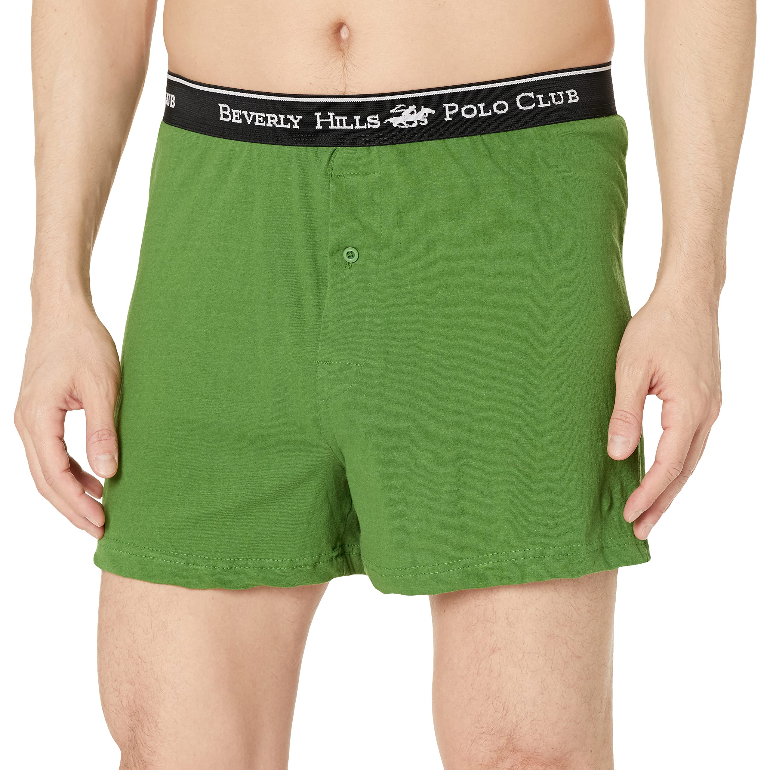 Beverly Hills Polo Club Men's 4 Pack Knit Boxer Short