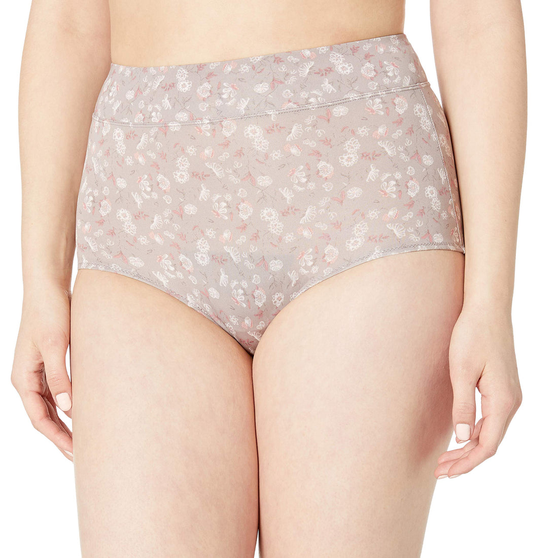 Warner's Women's No Pinching No Problems Hi Cut Brief Panty