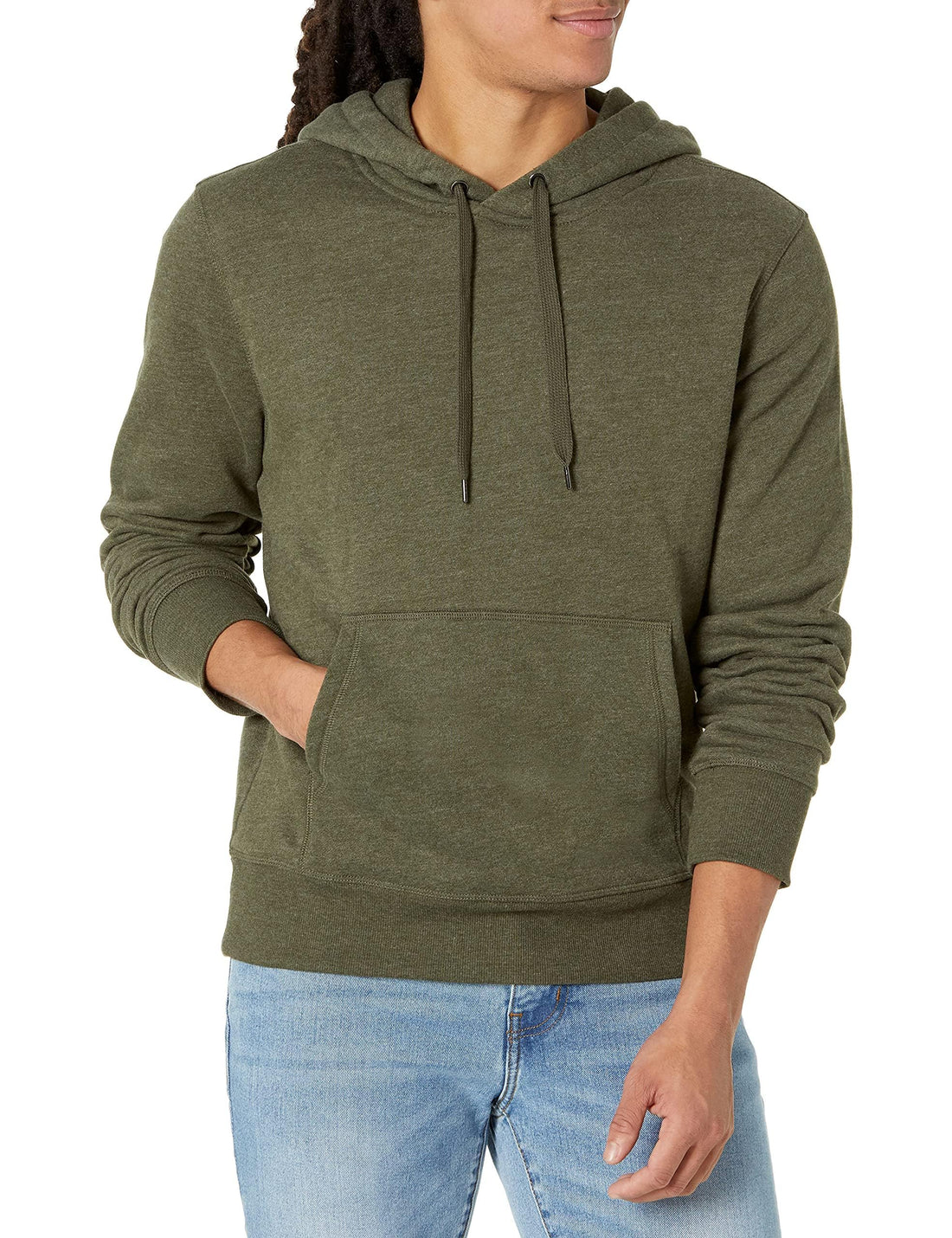 Amazon Essentials mens Fleece Pullover Hooded Sweatshirt
