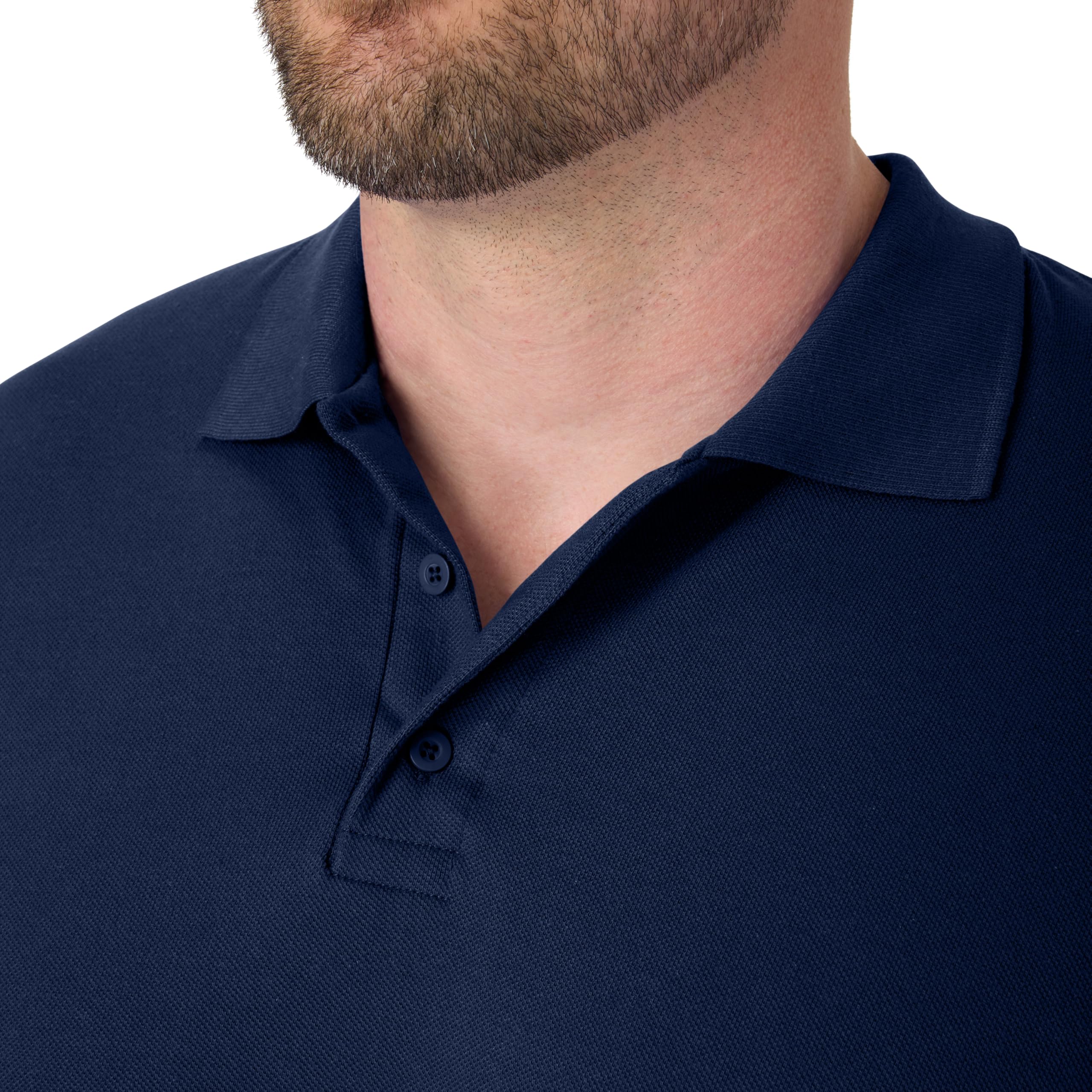 Hanes Men’s X-Temp Short Sleeve Polo Shirt, Midweight Men's Shirt