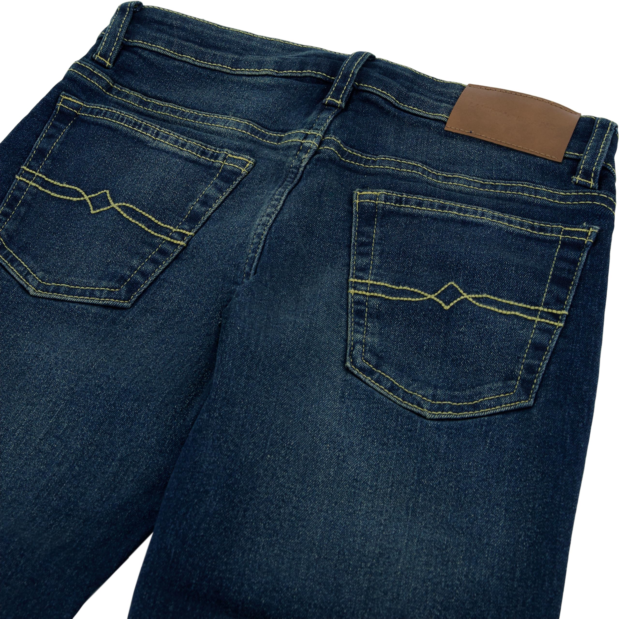 Lucky Brand Boys' Classic Fit Straight Leg Denim Jeans