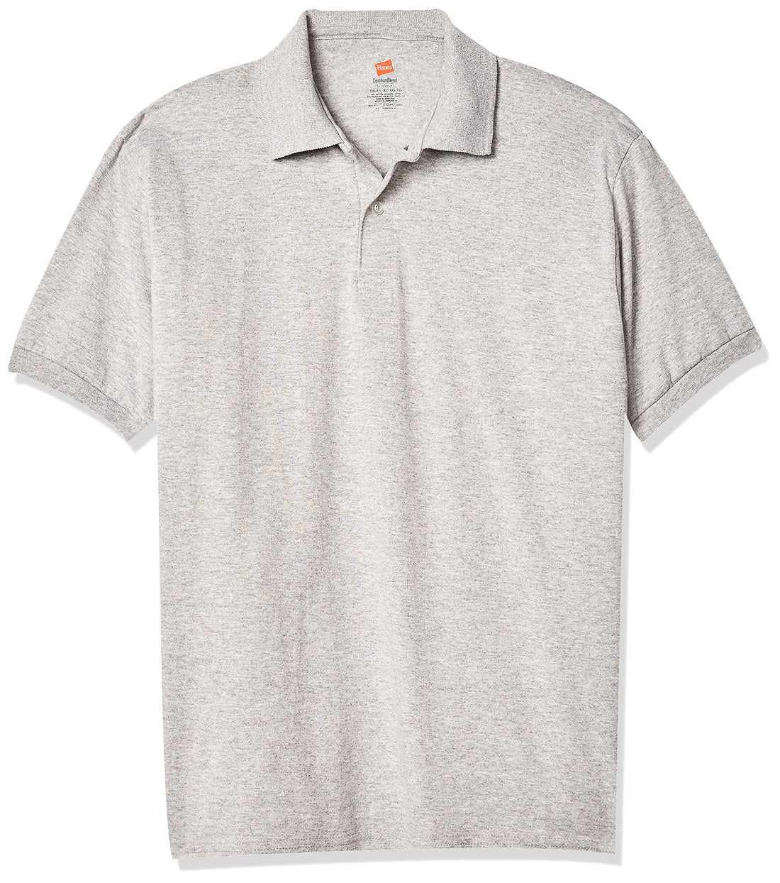Hanes Boys' Short Sleeve Eco Smart Jersey Polo