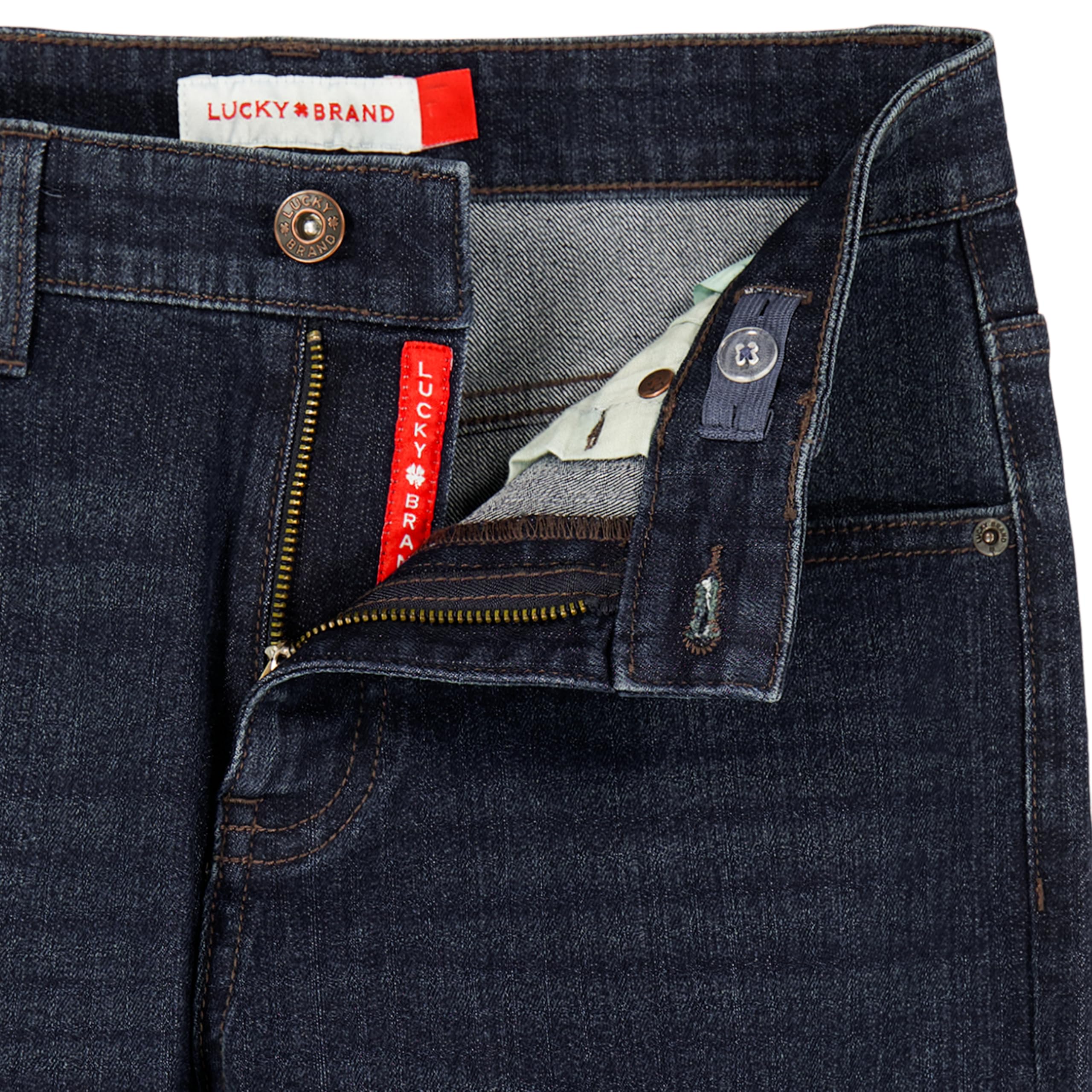 Lucky Brand Boys' Classic Fit Straight Leg Denim Jeans