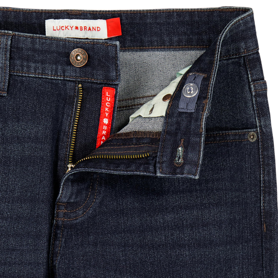 Lucky Brand Boys' Classic Fit Straight Leg Denim Jeans