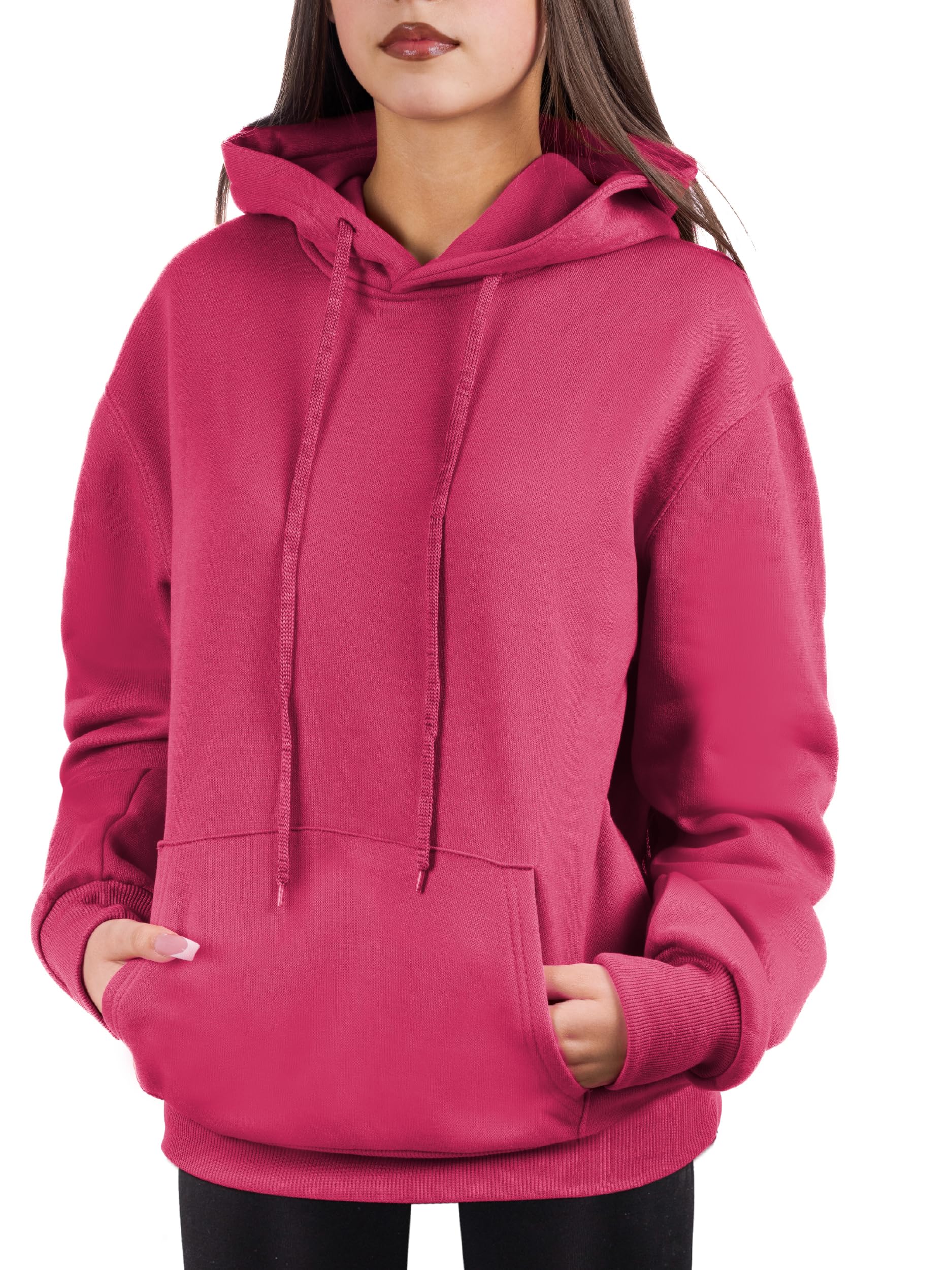 Oversized Pullover Hoodie for Women Soft Fleece Cotton Blend, Cozy Everyday Sweatshirt