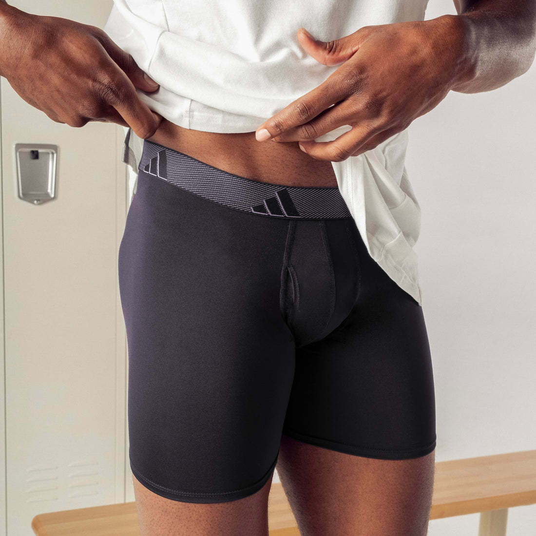 adidas Men's Microfiber Boxer Briefs Underwear (Multipack) Athletic Stretch-Fit