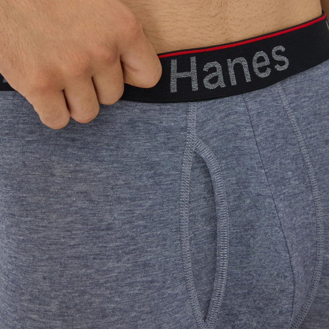 Hanes Men's Total Support Pouch Men's Boxer Brief Underwear, Anti-chafing, Moisture-wicking Odor Control, 3-pack