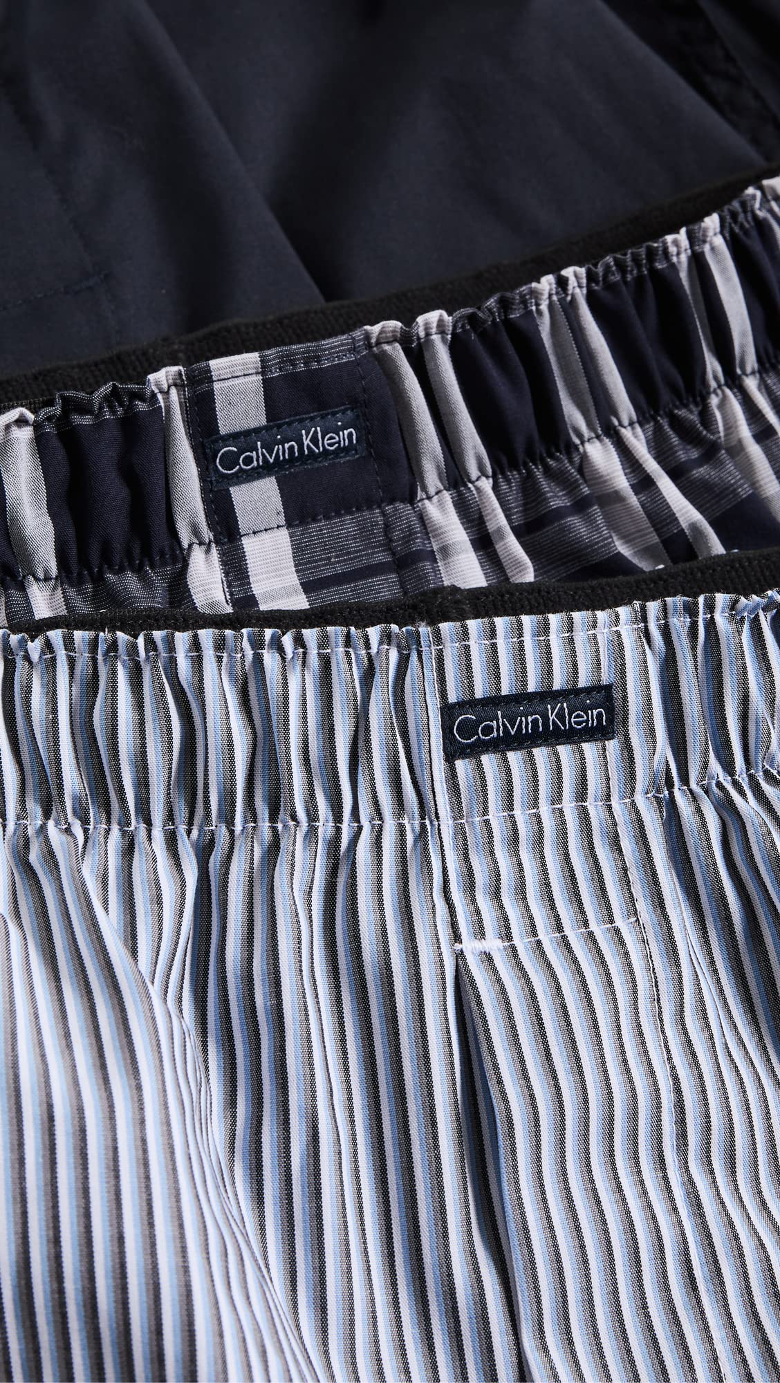 Calvin Klein Men's Underwear Cotton Classics 3-pack Woven Boxer