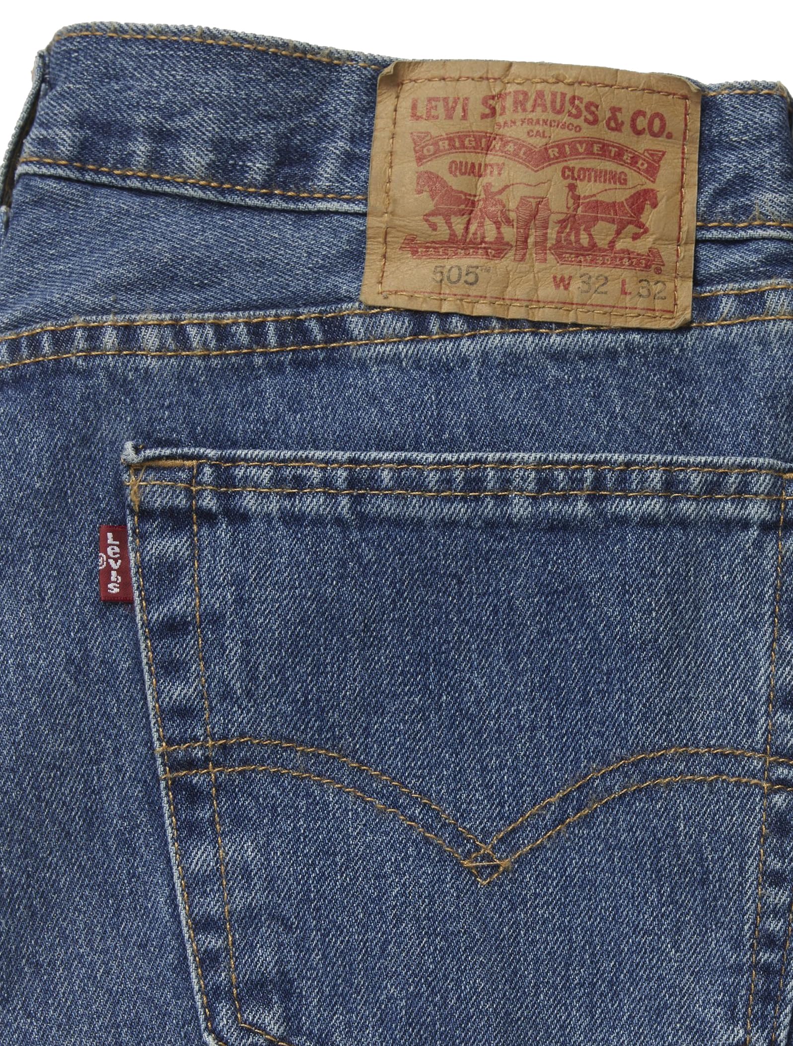 Levi's Men's 505 Regular Fit Jeans (Also Available in Big & Tall)