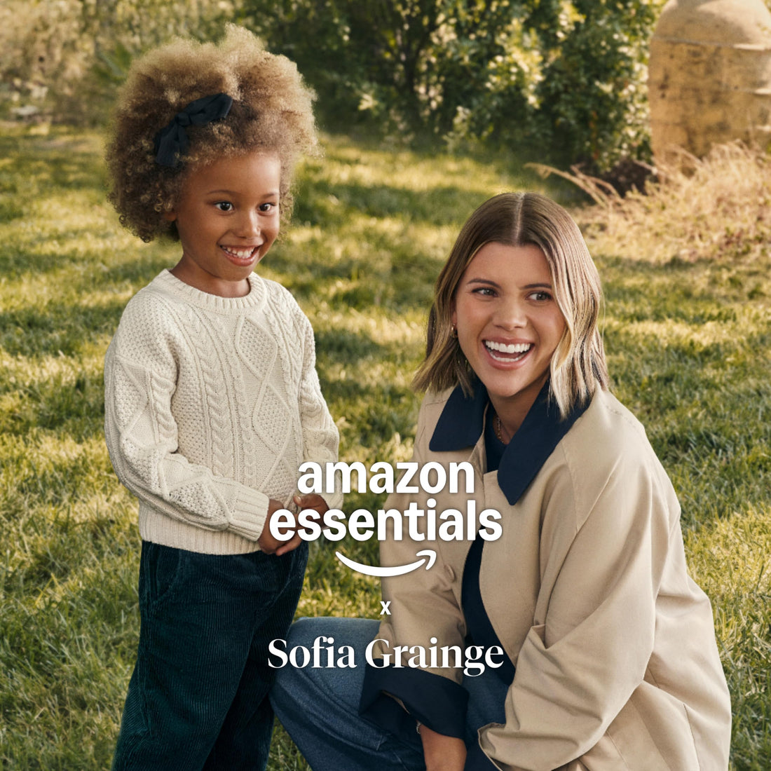 Amazon Essentials x Sofia Grainge Mommy and Me Long Sleeve Pajama Set
