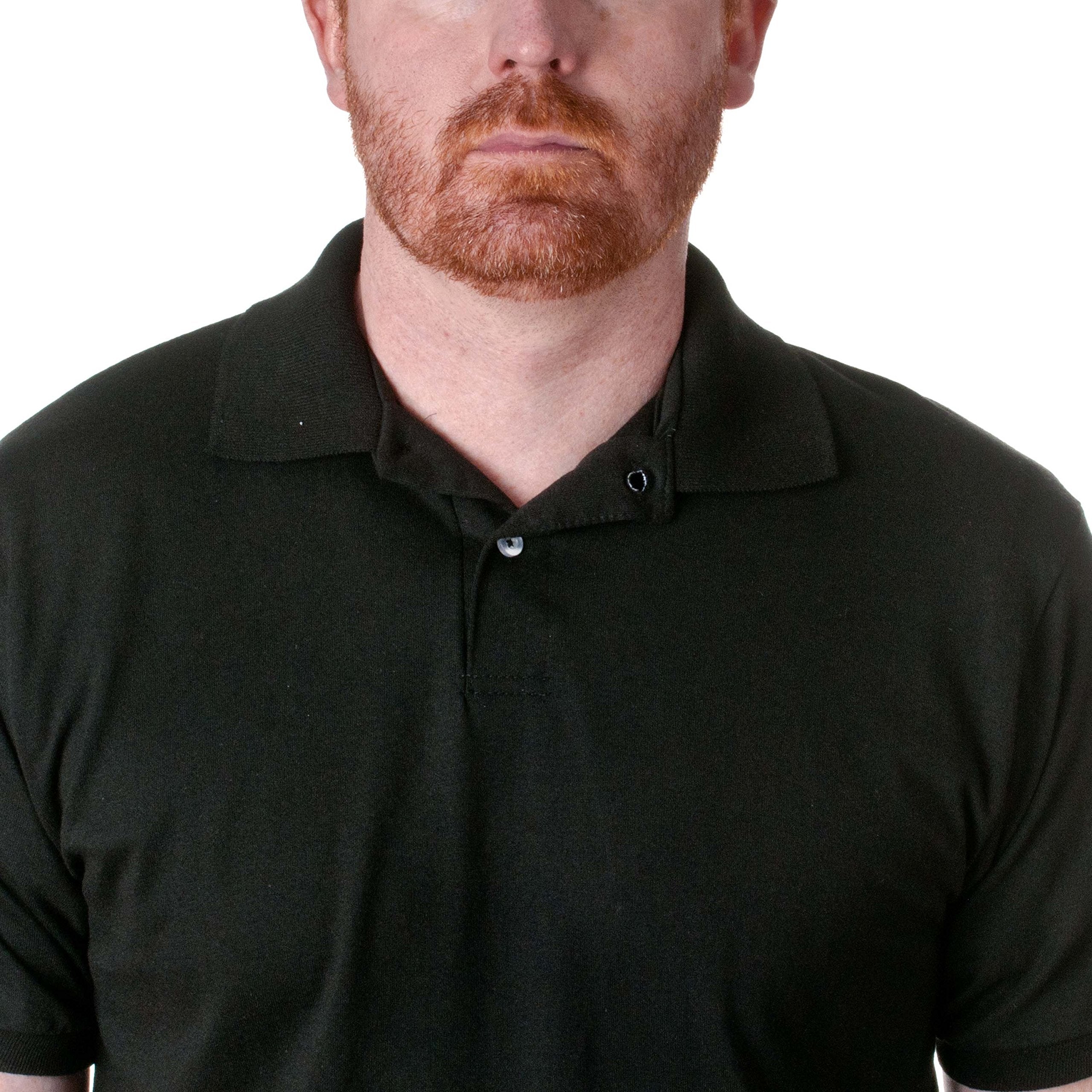 Hanes EcoSmart Men's Polo Shirt, Cotton Jersey