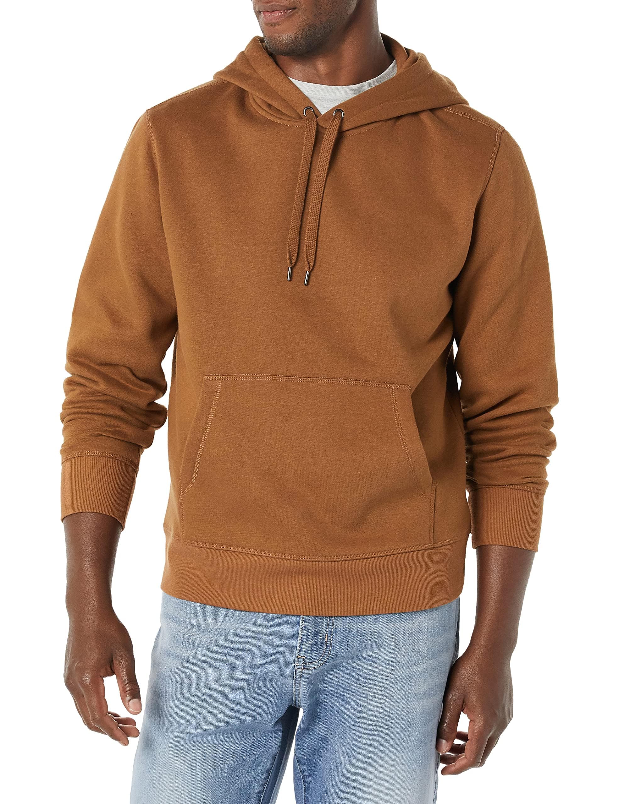 Amazon Essentials mens Fleece Pullover Hooded Sweatshirt