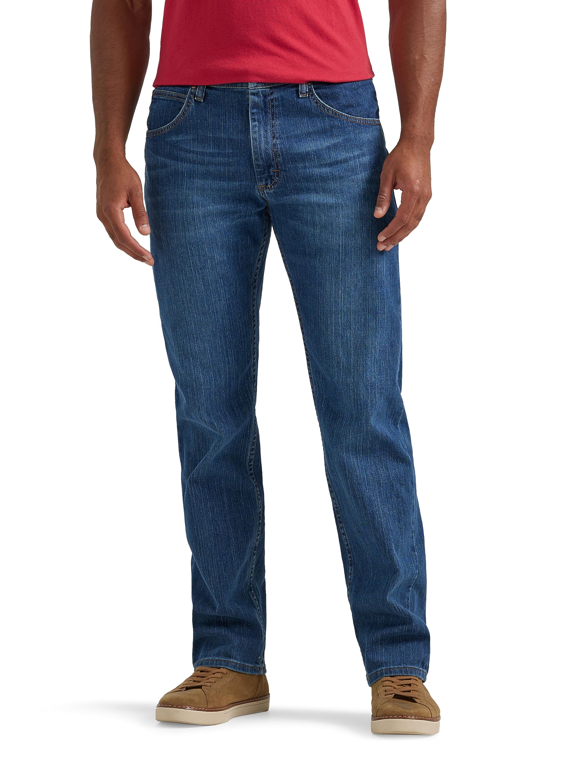 Wrangler Authentics Men's Classic 5-Pocket Regular Fit Flex Jean