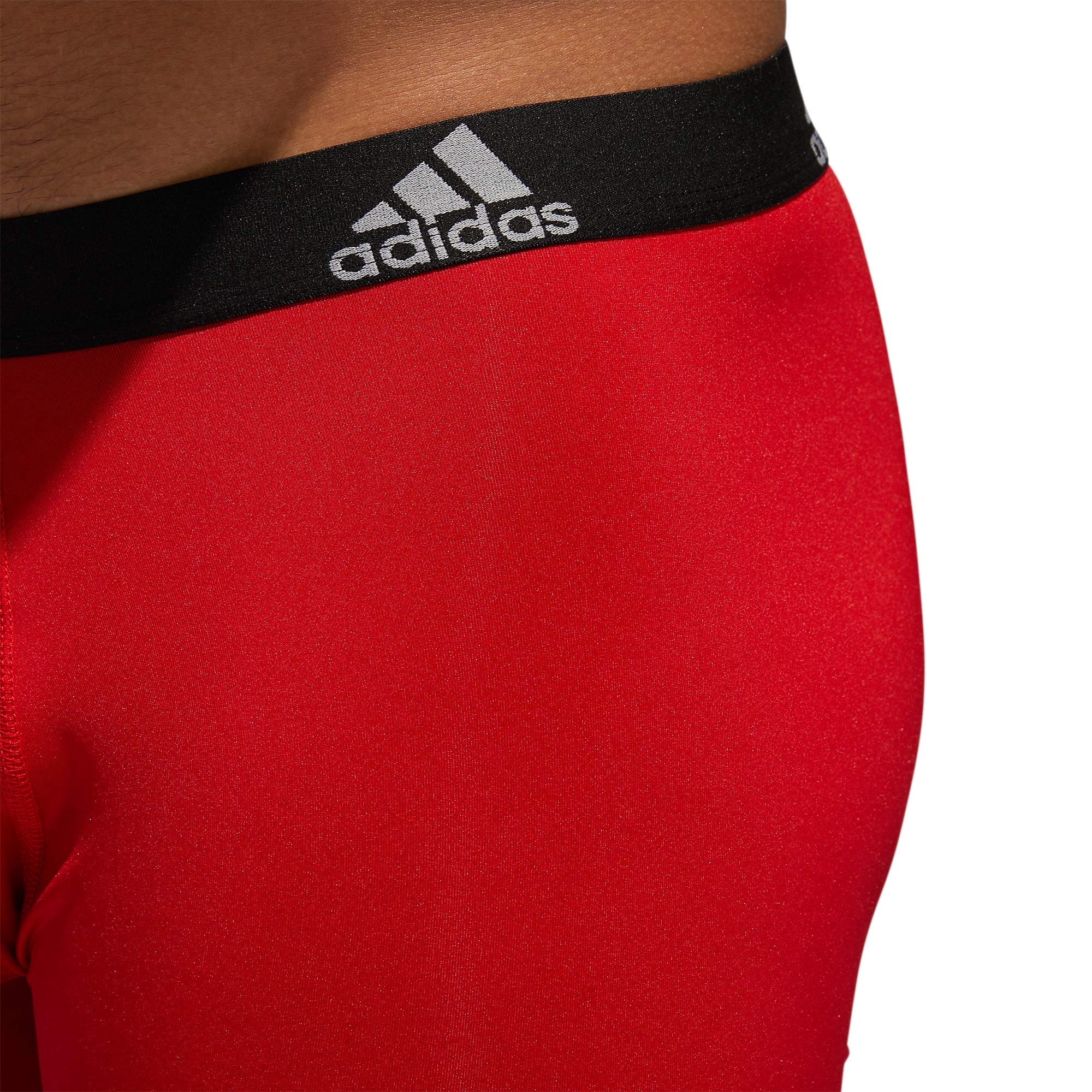adidas Men's Microfiber Boxer Briefs Underwear (Multipack) Athletic Stretch-Fit