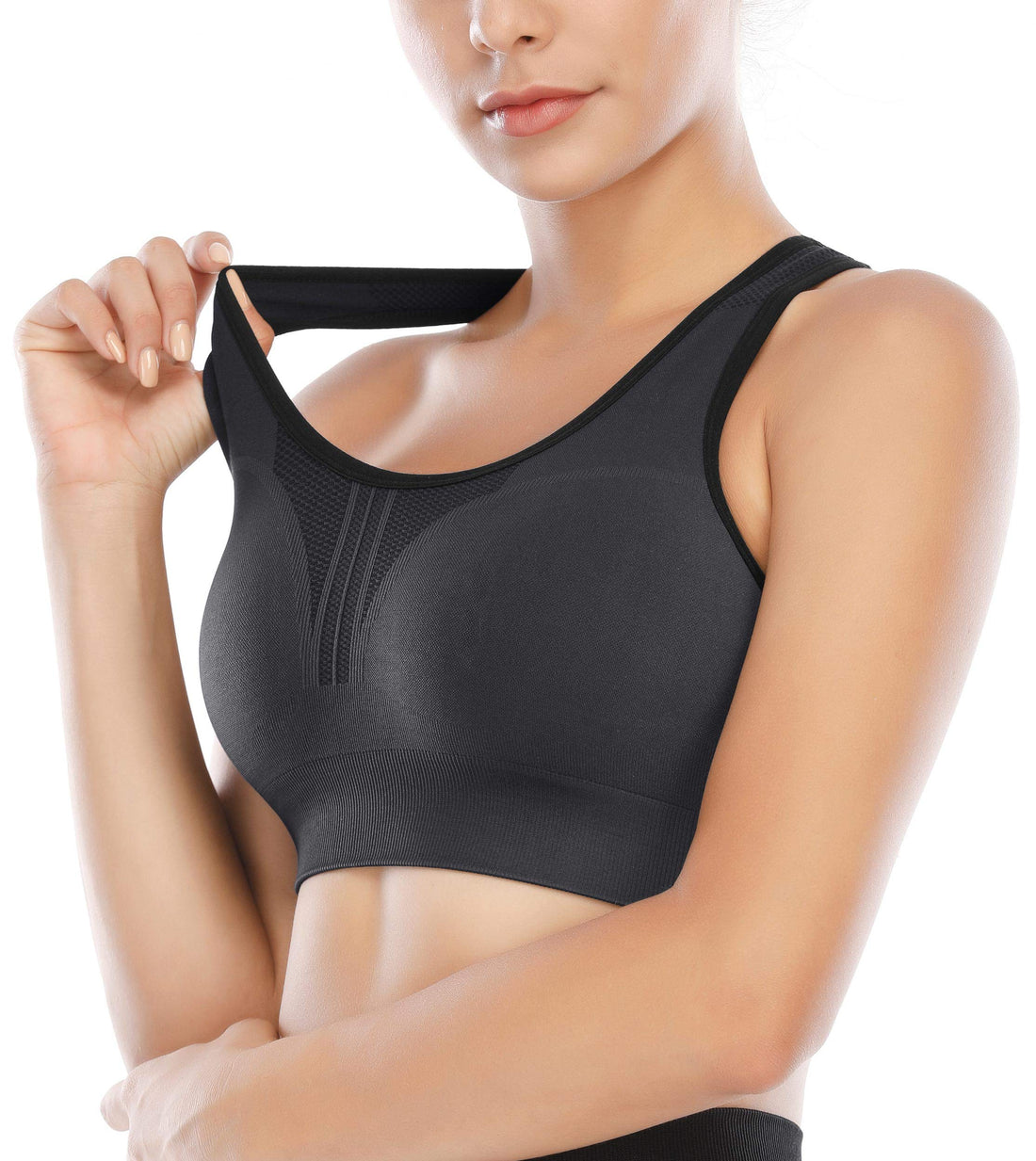 Heathyoga High Impact Sports Bras for Women High Support Padded Sports Bra Pack Racerback Bras for Women Workout Bra Sets