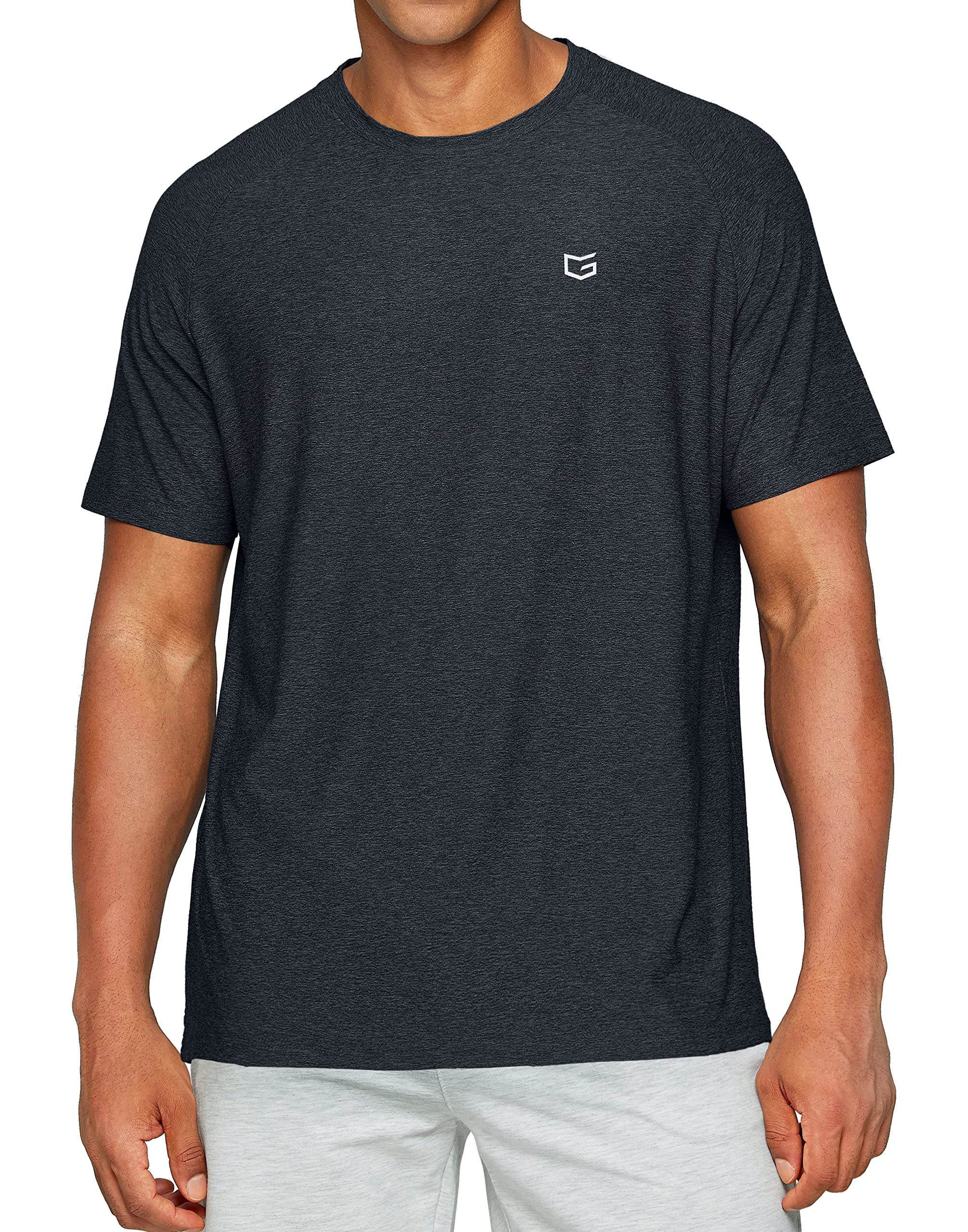 G Gradual Men's Workout Quick Dry T-Shirts Short Sleeve Lightweight Cooling Gym Shirts Tee for Running, Beach, Hiking