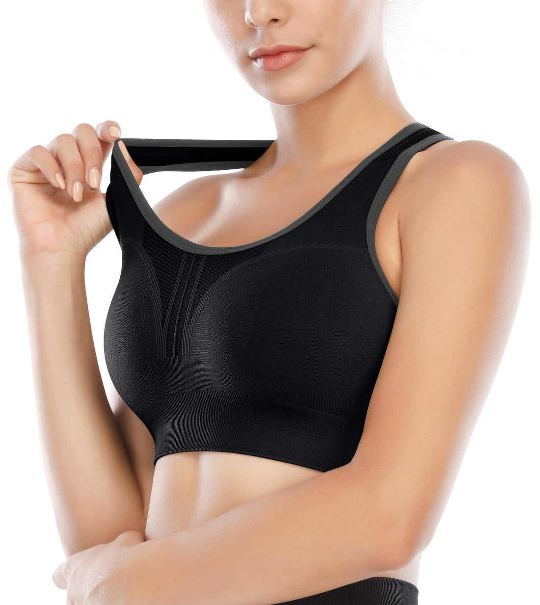 Heathyoga High Impact Sports Bras for Women High Support Padded Sports Bra Pack Racerback Bras for Women Workout Bra Sets