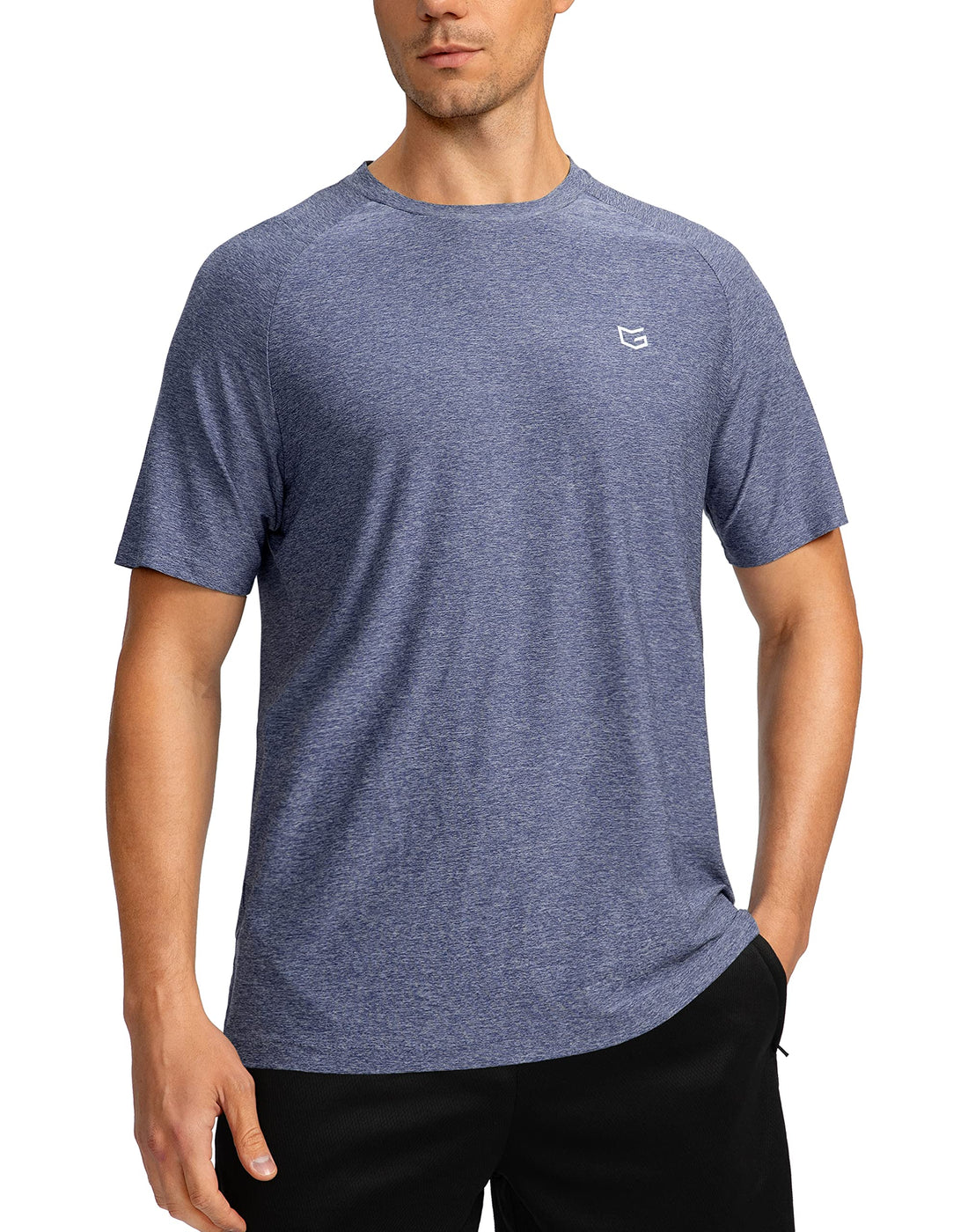 G Gradual Men's Workout Quick Dry T-Shirts Short Sleeve Lightweight Cooling Gym Shirts Tee for Running, Beach, Hiking